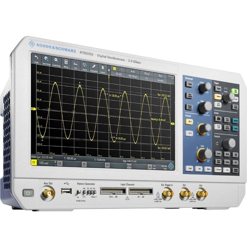 Rohde & Schwarz, Multimetro, Oscilloscopio digitale RTB2K-202 (CAT II
