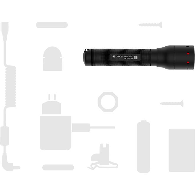 Ledlenser P5.2: Torcia Potente (11,30 cm, 140 lm)