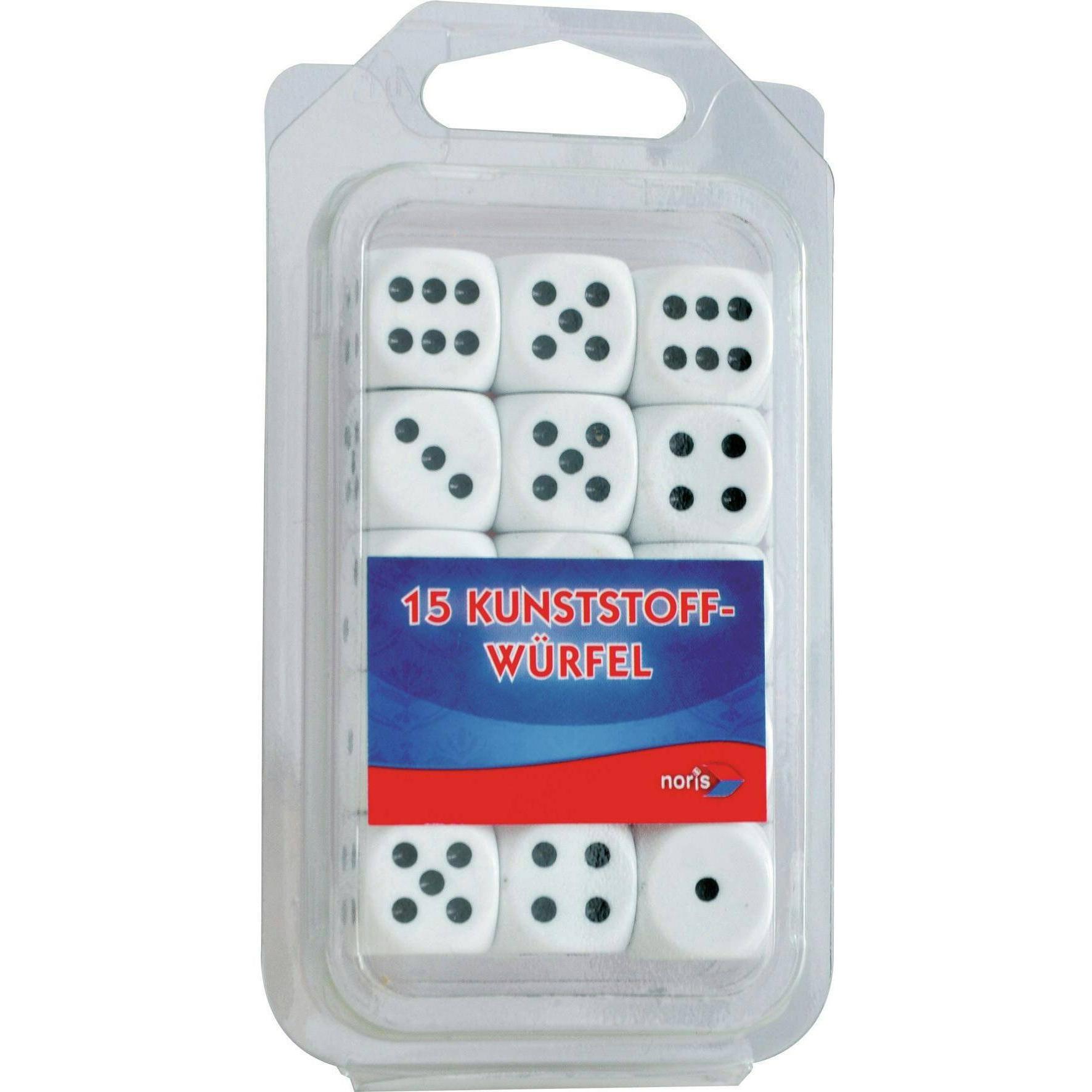 Noris Dadi: Cubi da Gioco in Confezione da 15