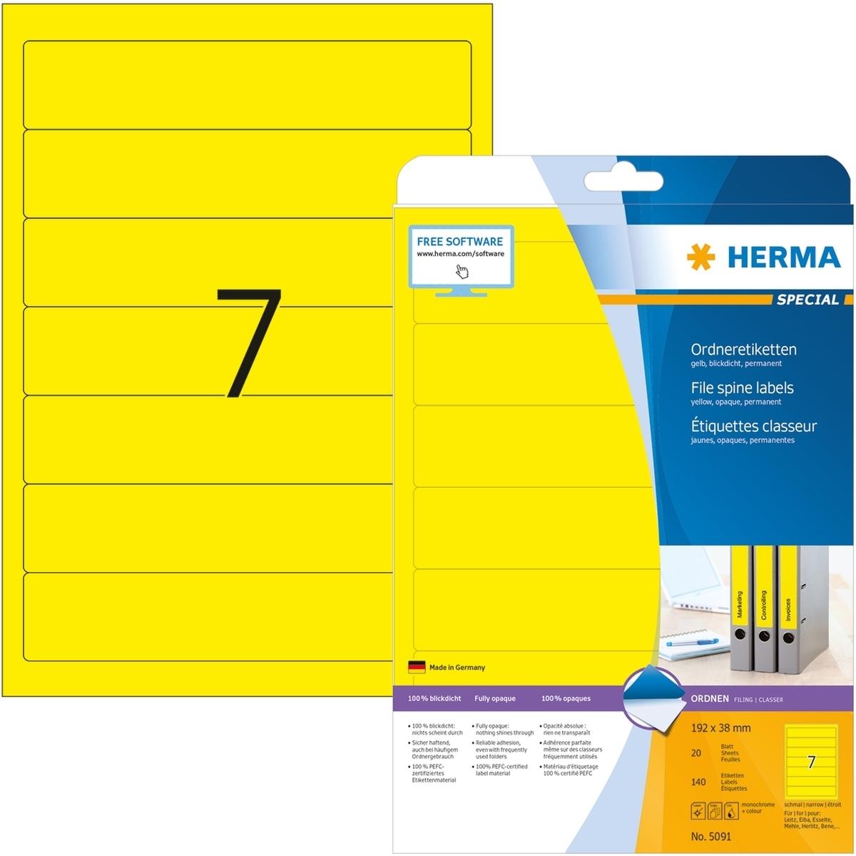 HERMA: Etichette e Accessori per Cartelle A4