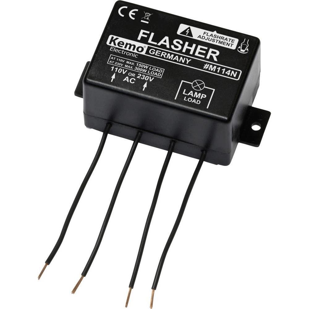 Kemo, Applique + Plafoniera, Kit lampeggiante versione M114N