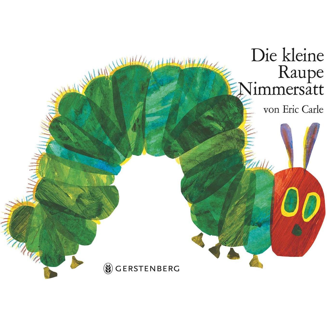 Die kleine Raupe Nimmersatt, Libro per bambini di Carrozza erica