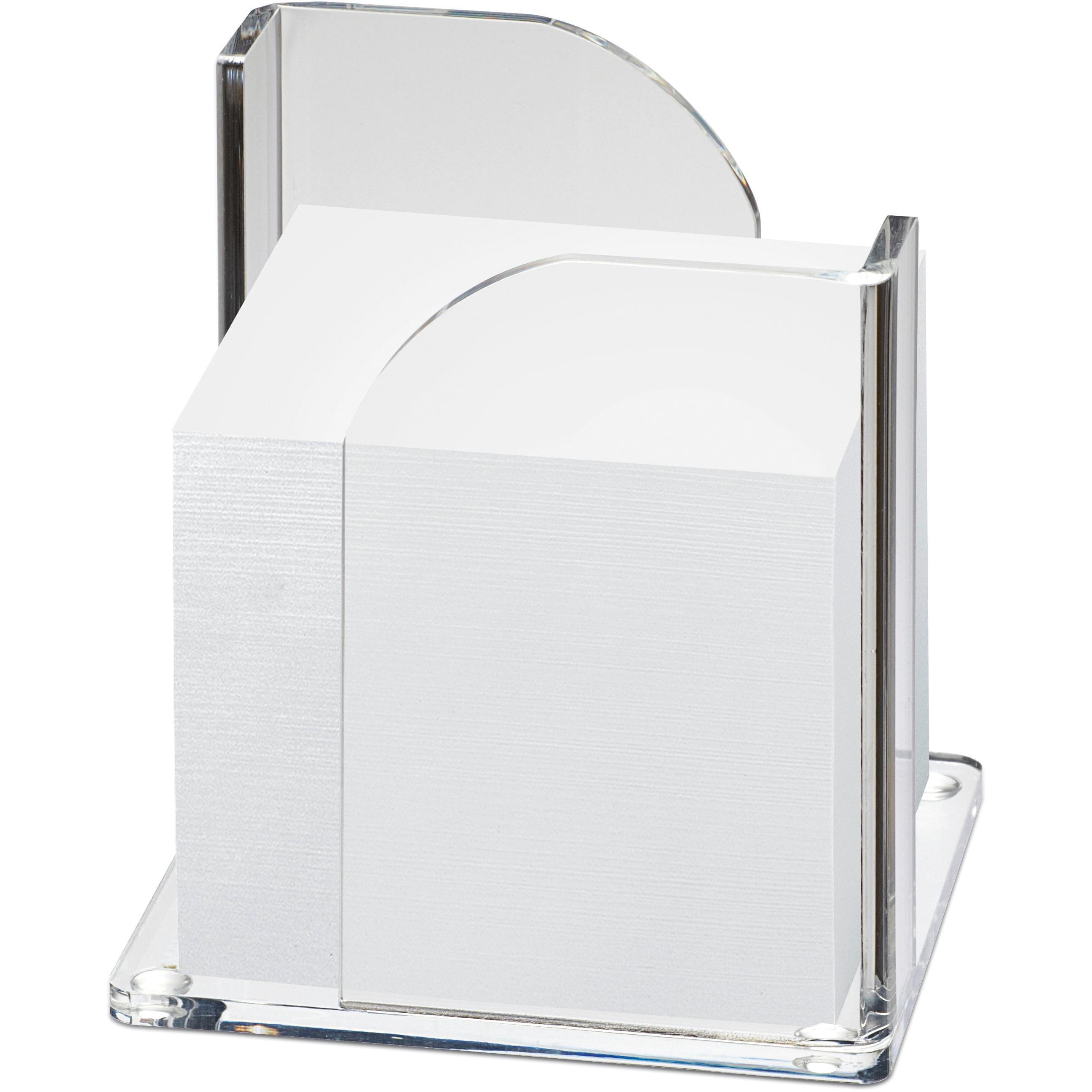 Maul Zettelbox 1954005: Scatola di Note Acrilica 9x9 cm - Capacità 700 fogli