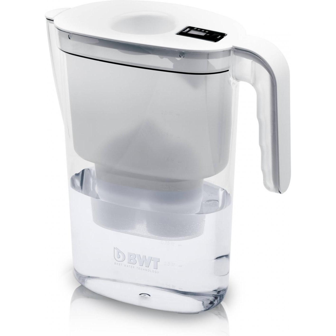 BWT Vida: Caraffa Filtrante con Cartuccia, Colore Bianco