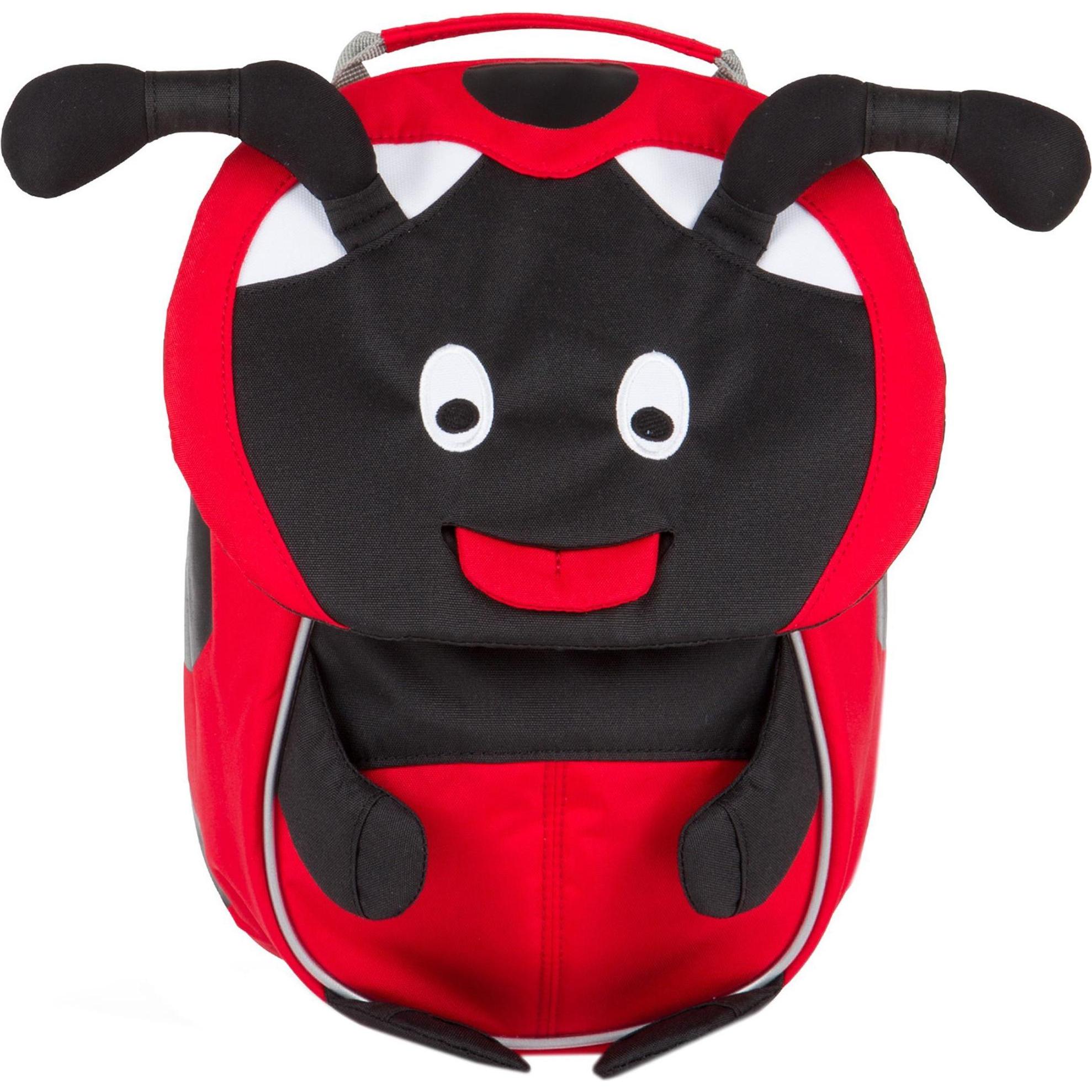 Affenzahn: Borsa Scuola Materna Marienkäfer - Nero & Rosso