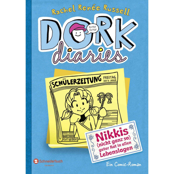 DORK Diaries 05: Nikkis (nicht ganz so) guter Rat in allen – Libro per bambini di Ann Lecker, Rachele Renée Russell
