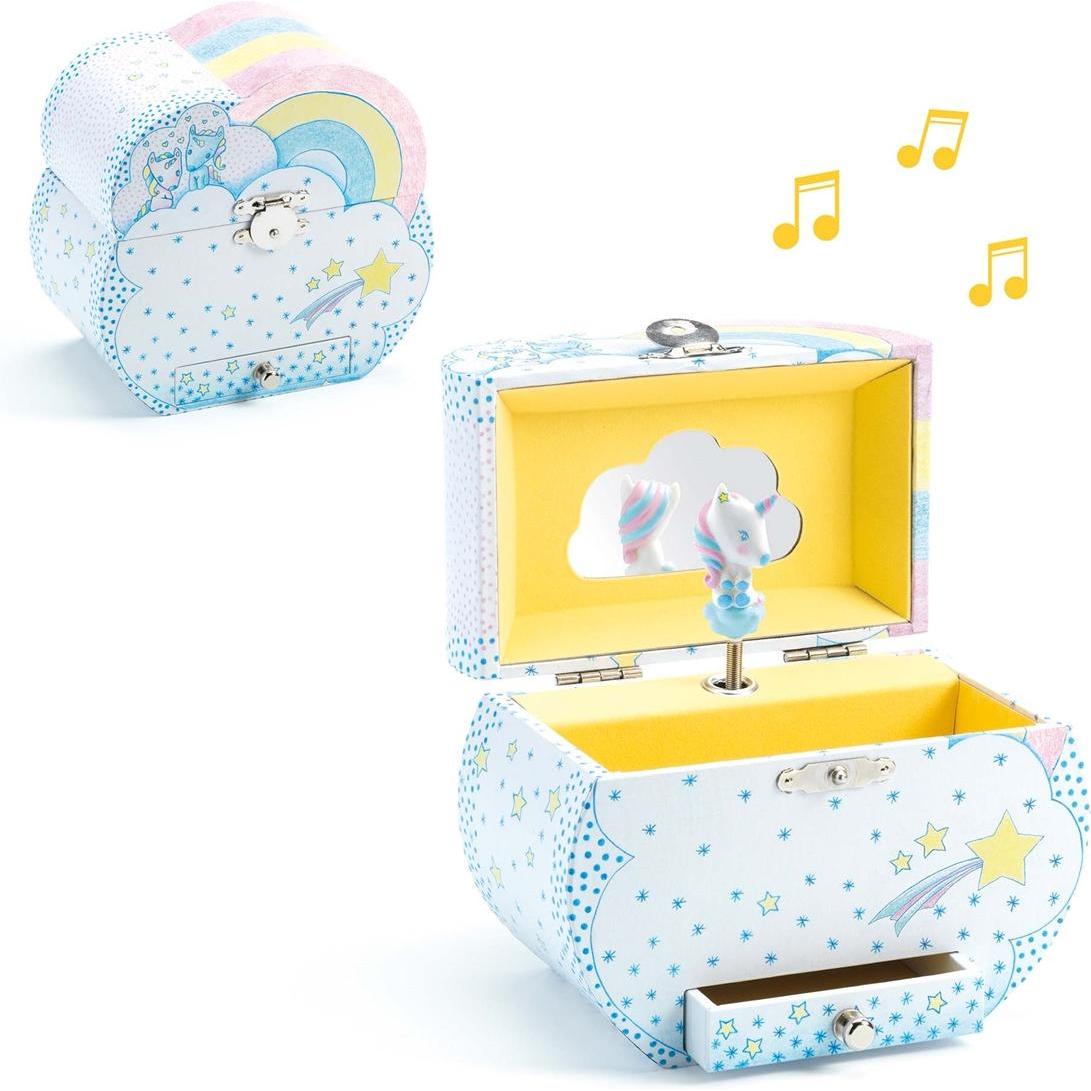 Djeco: Carillon Unicorno - Orologio Musicale