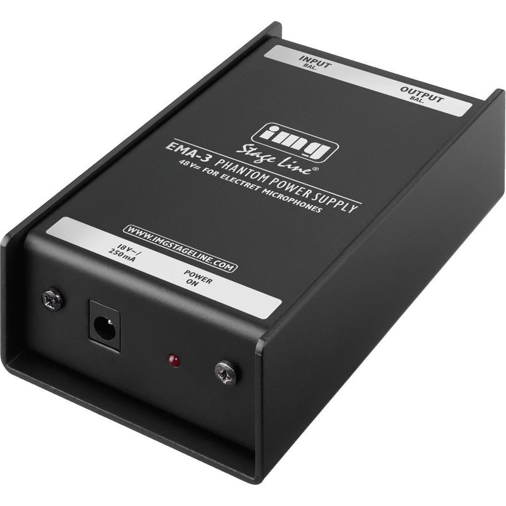Img Stage Line Alimentatore Phantom EMA-3, Accessori per microfoni