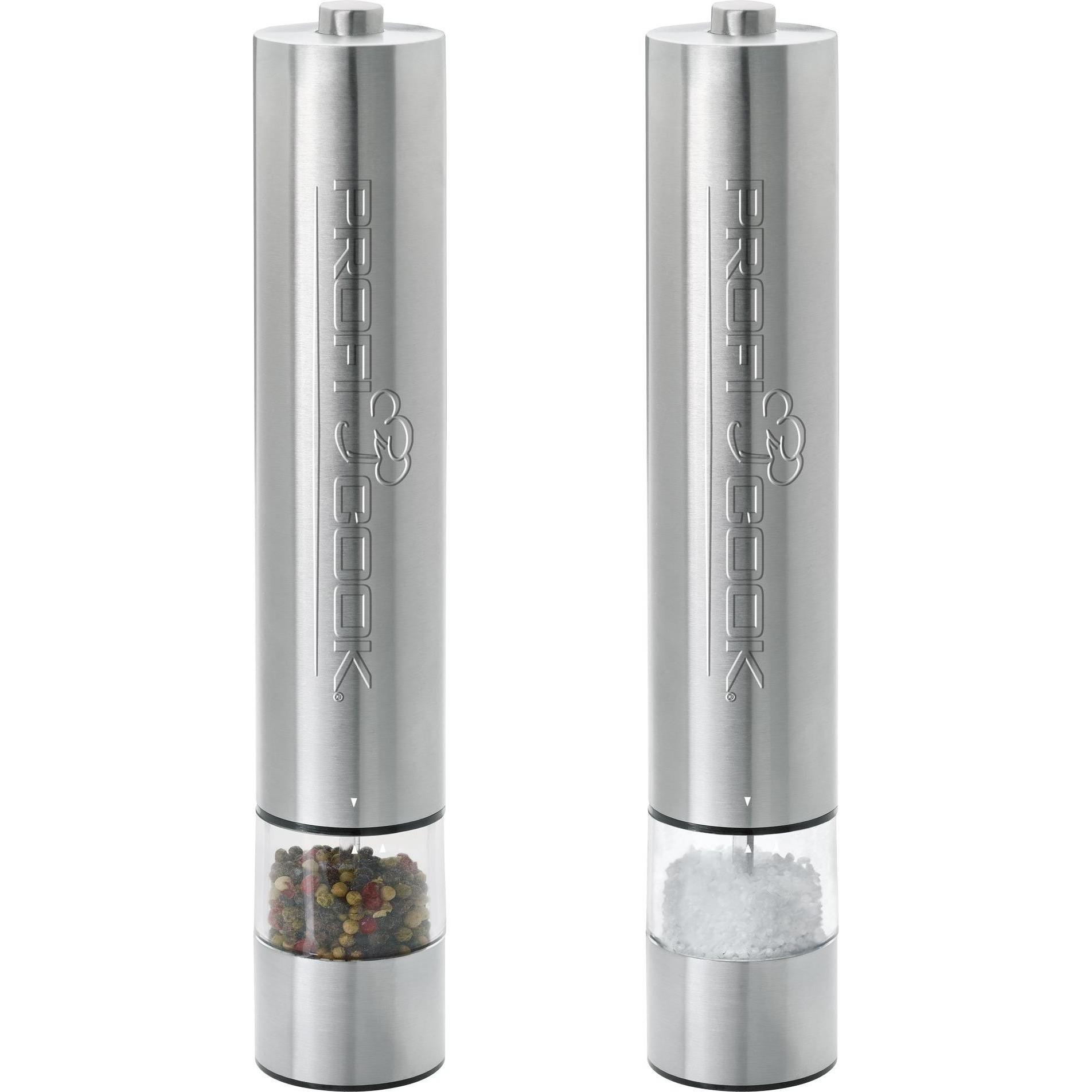 Proficook PC-PSM 1031: Set Professionale Macinapepe e Spargispezie - Nero/Argento