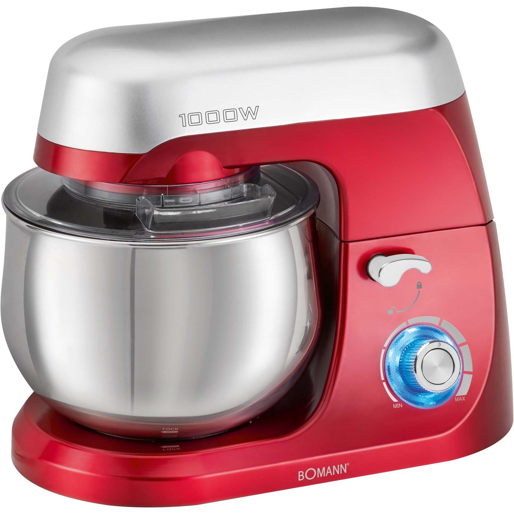 Bomann KM 6009: Robot da Cucina Rosso - 1000W