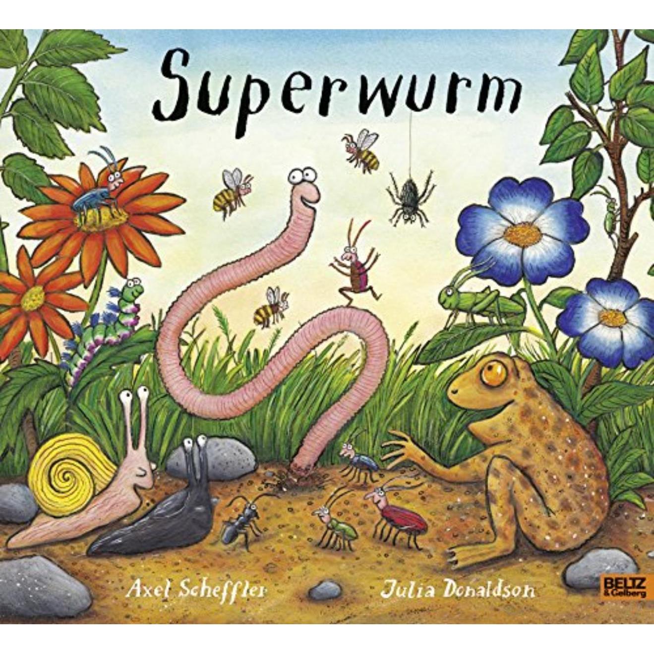 Superwurm, Libro per bambini di Scheffler Axel, Julia Paperino