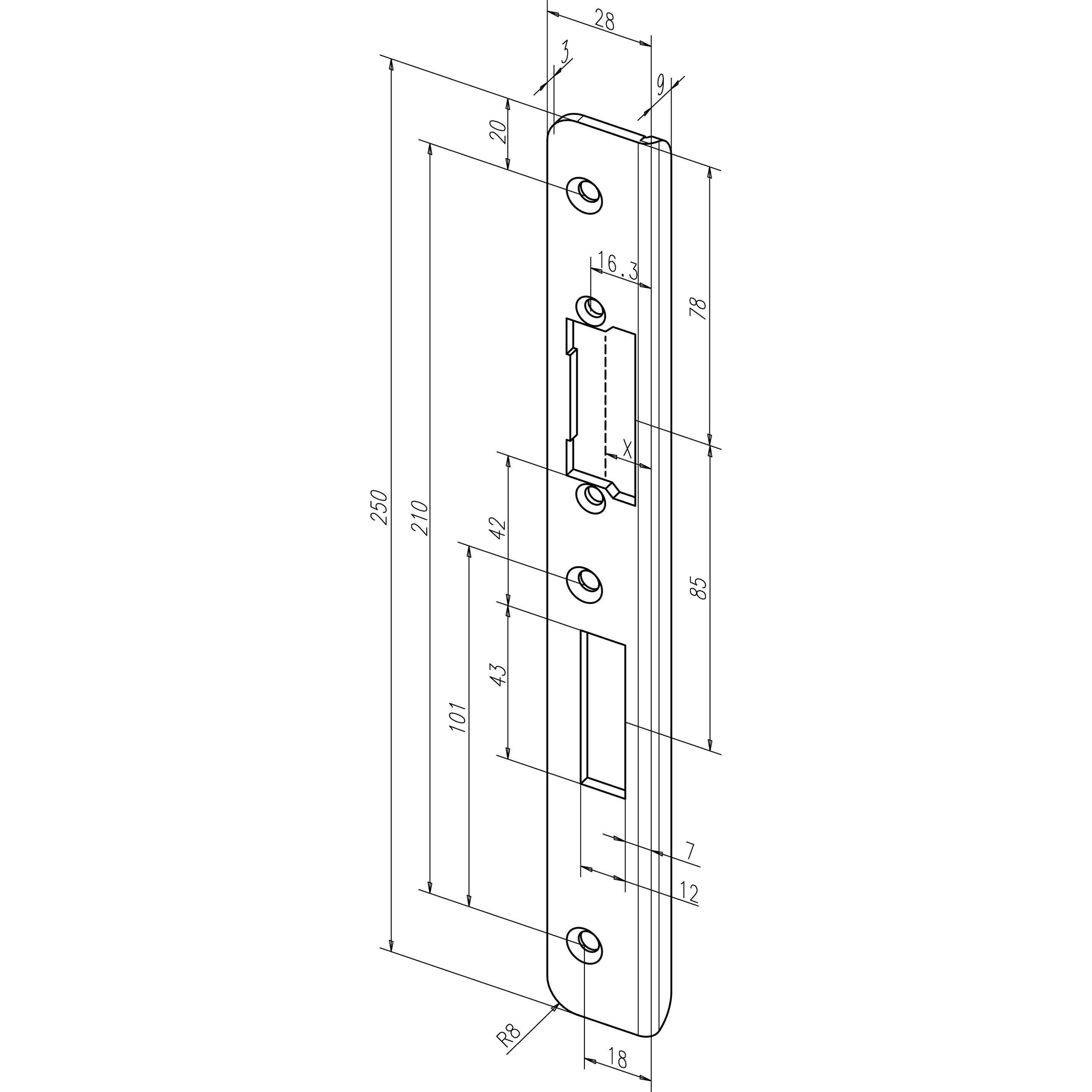 effeff: Connettori Angolari Profix 2 (1pz.) per Apriporte Elettrici