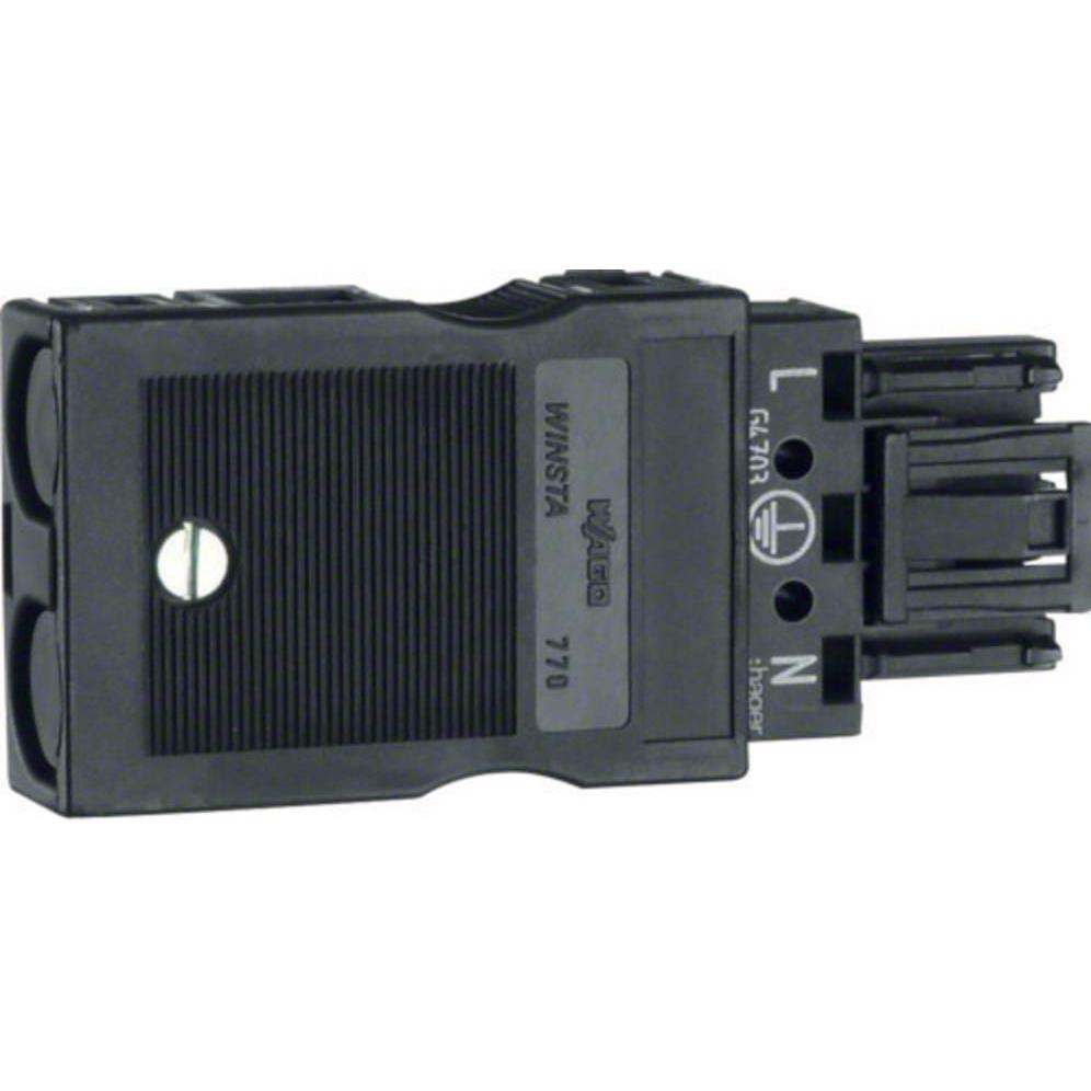 Tehalit Canale del parapetto, Cavo + Spina elettrica, Nero