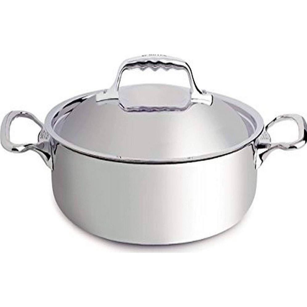 de Buyer Tostatrice AFFINITY Argento: Padella e Pentola in Acciaio Inox Multistrato