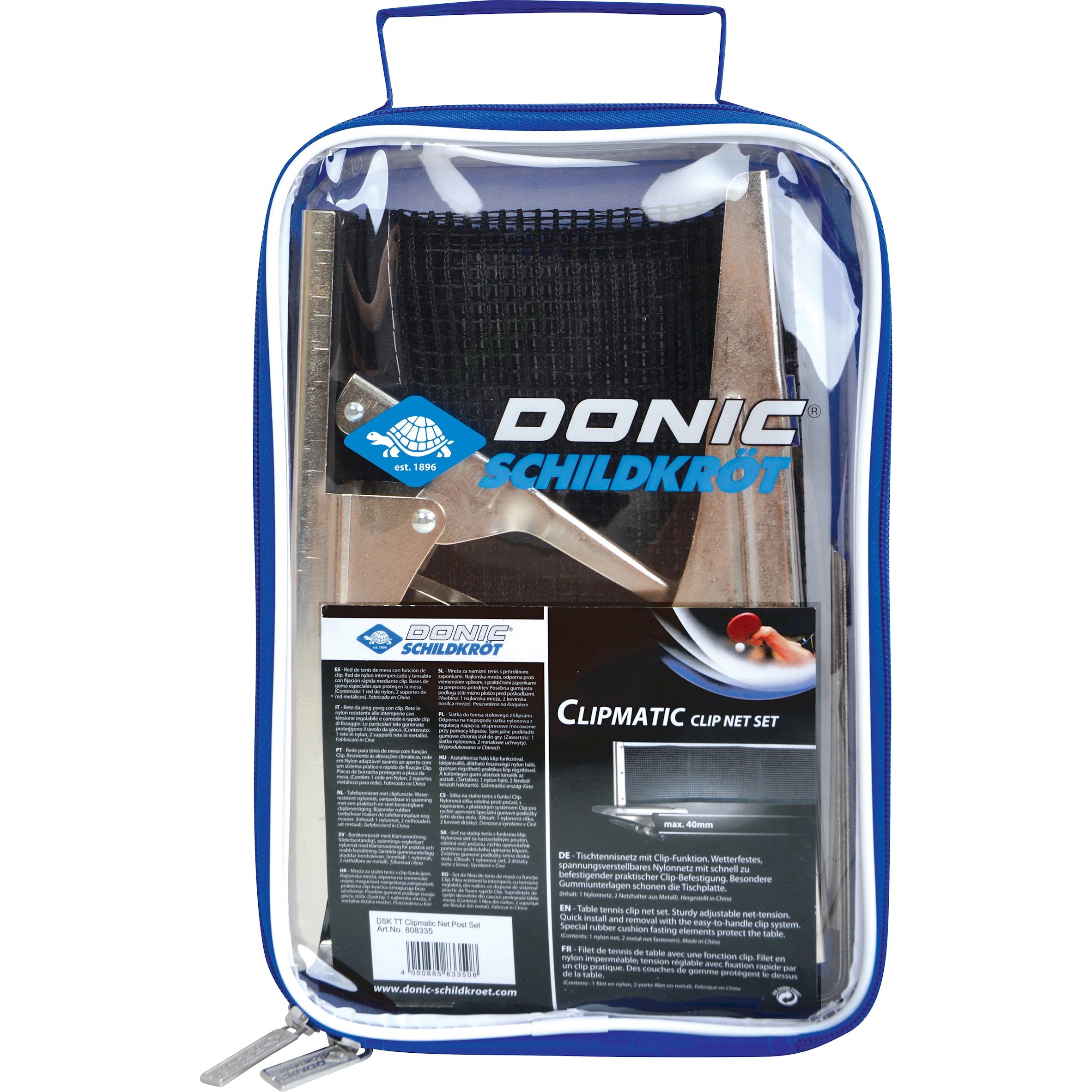 Rete da Ping Pong Donic Schildkröt Clipmatic