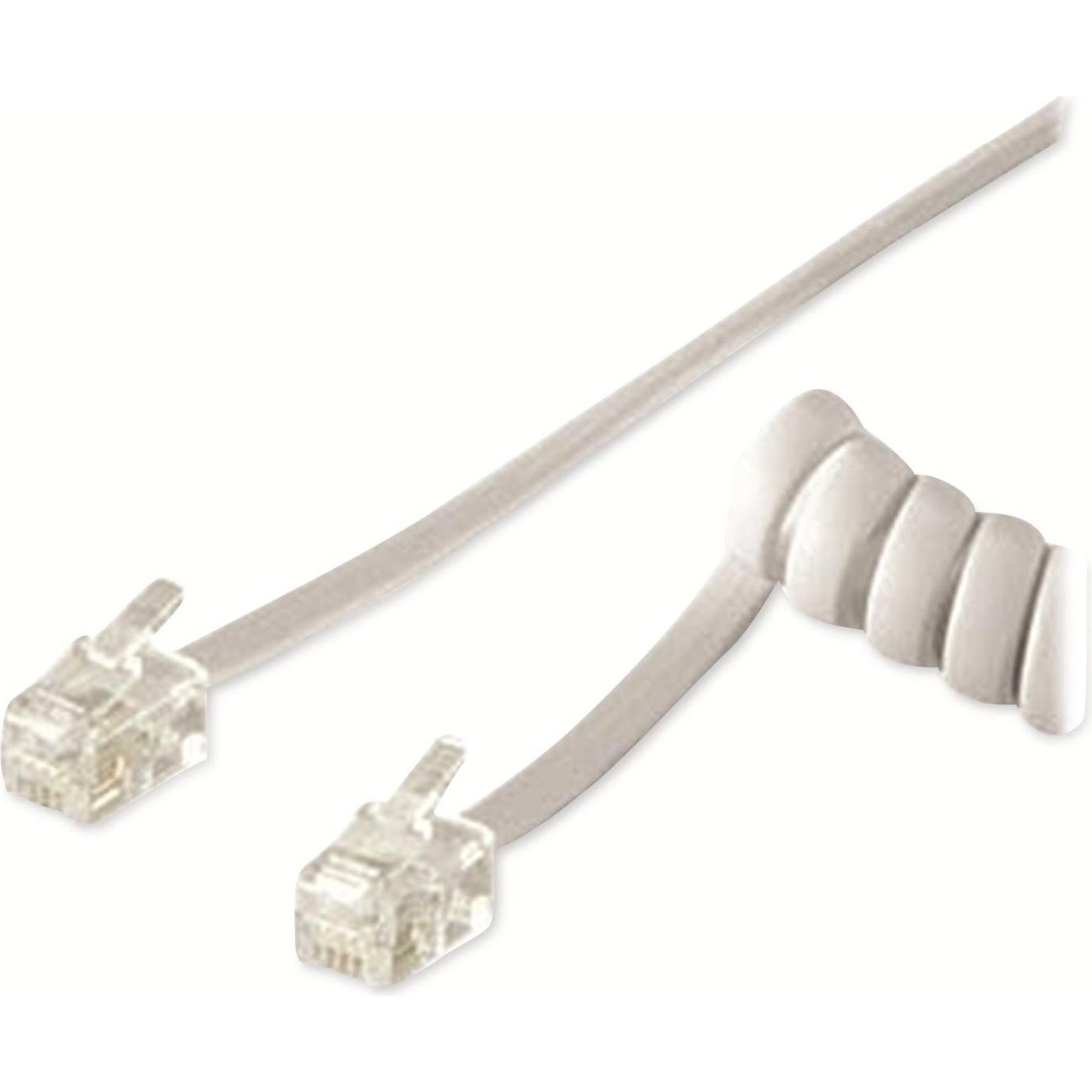 Goobay Cavo della cornetta per 8xx, bianco, Accessori per telefoni