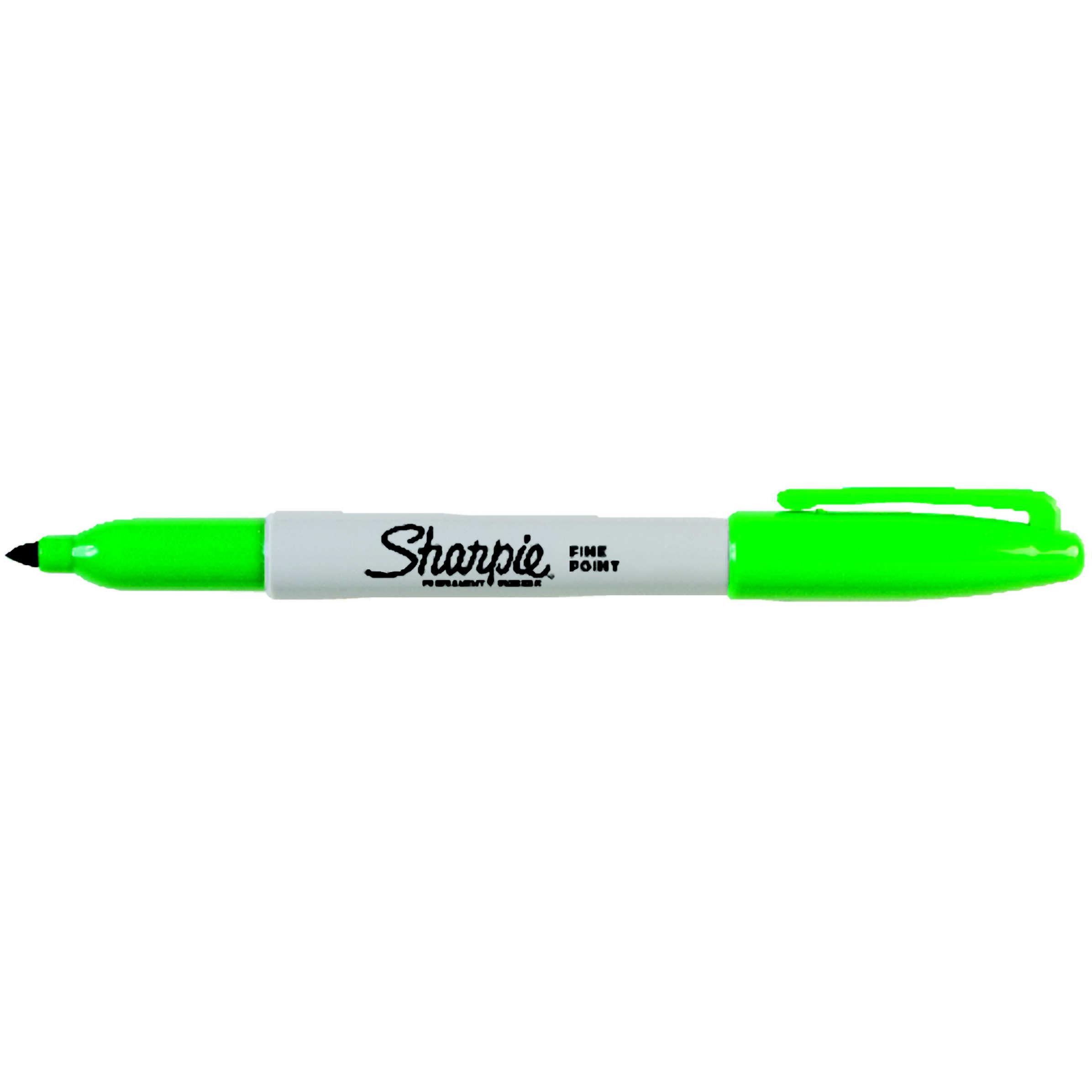 Sharpie: Evidenziatori a Punta Fine (Verde, 1mm, 1pz)