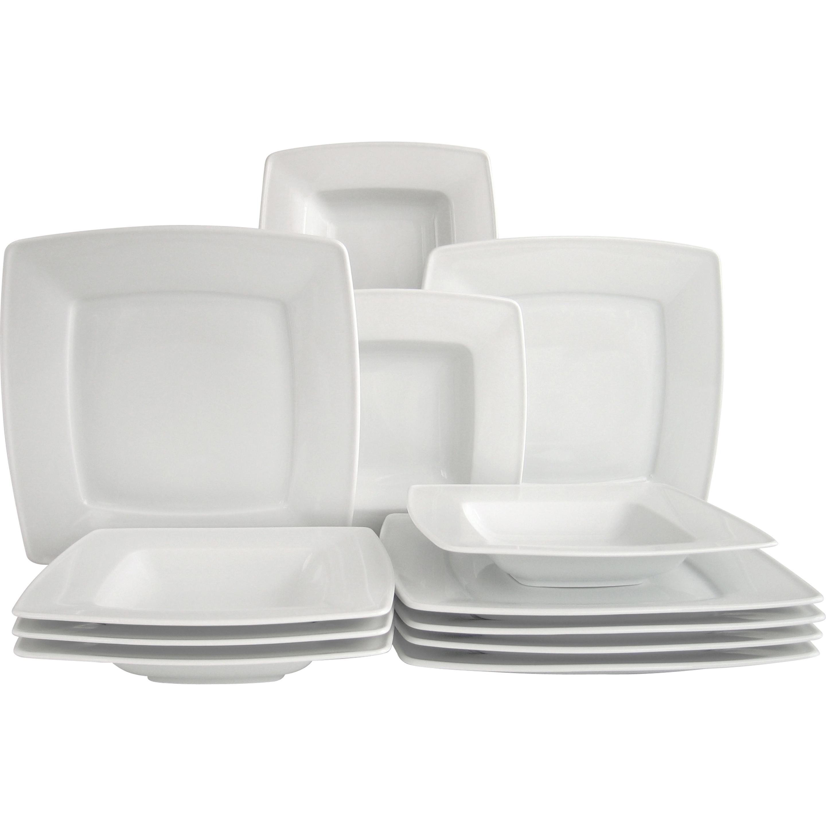 CreaTable Victoria: Set di Stoviglie Elegante (12 Pezzi)