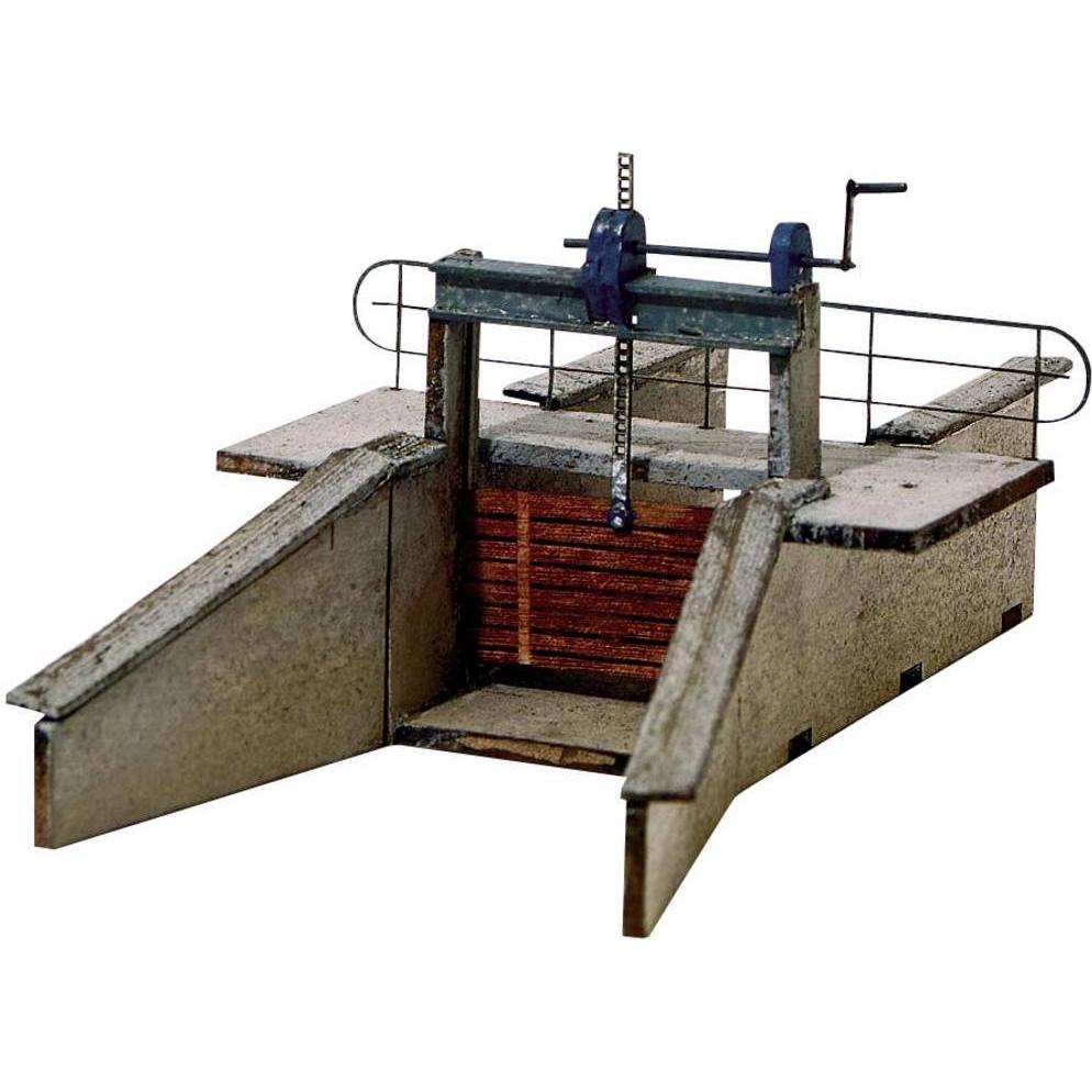MBZ 10177 H0 Sbarramento dell'acqua: Modello in Cartone