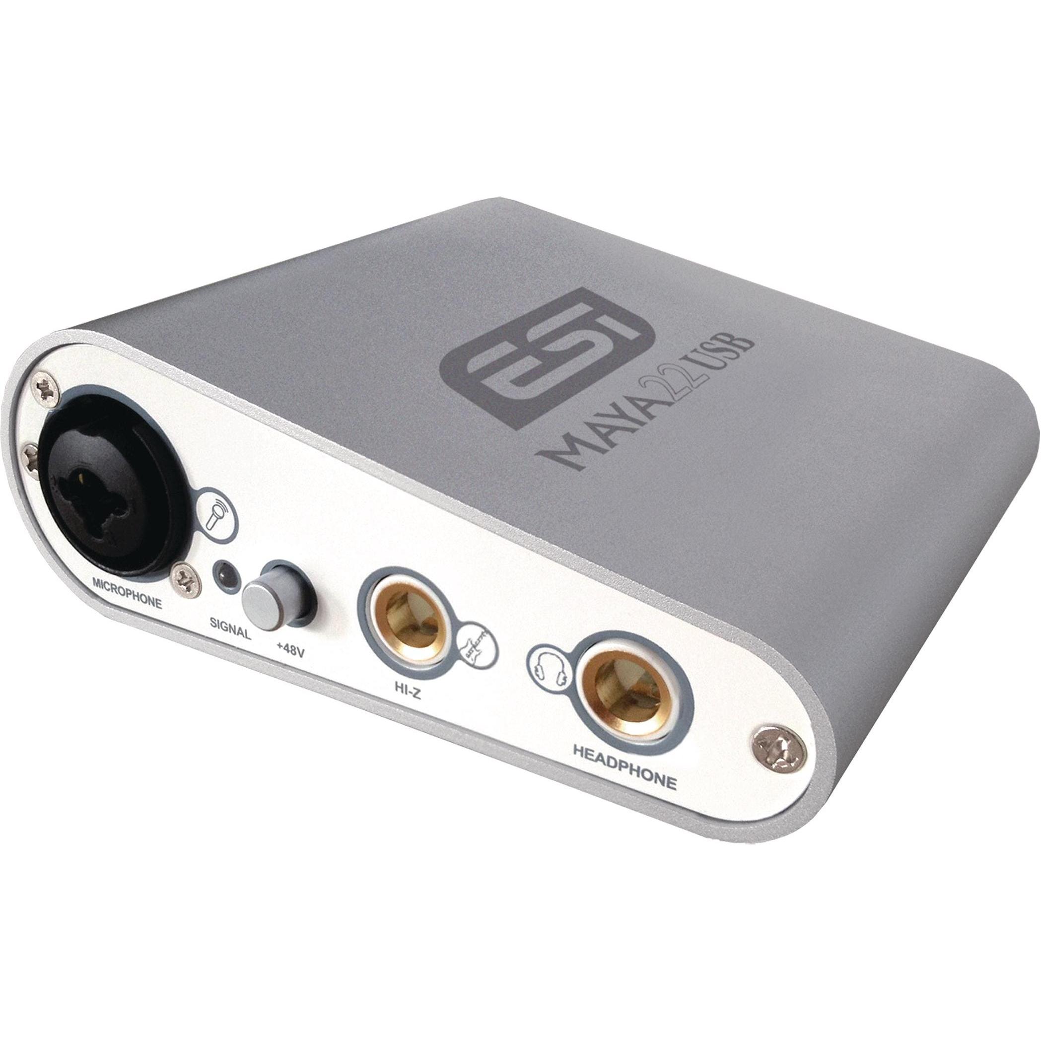 ESI Audiotechnik Maya22usb (USB), Interfaccia audio, Grigio