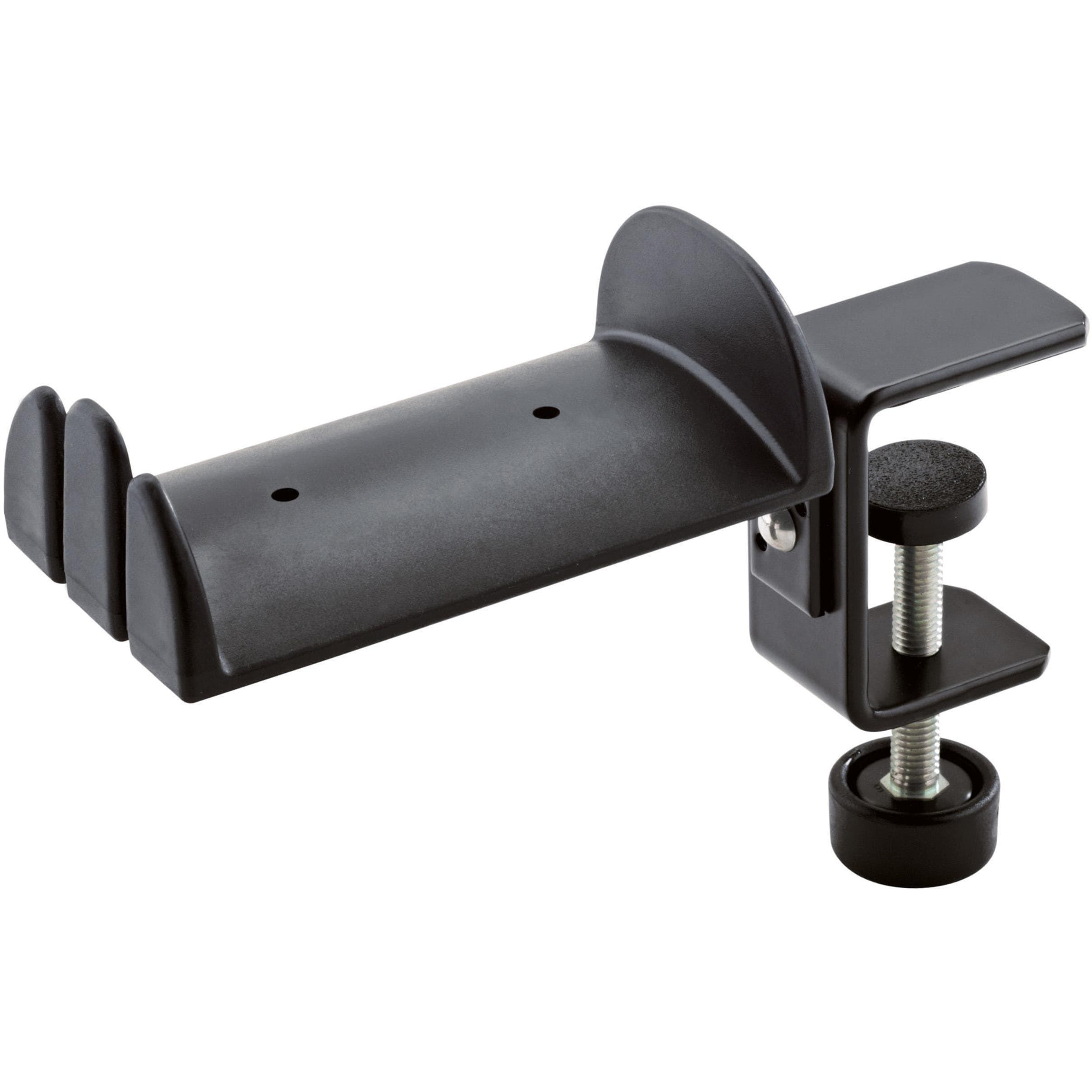 K&M 16090 Supporto da tavolo, Supporto per cuffie, Nero
