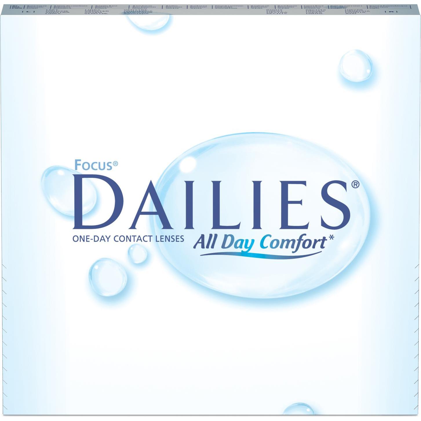 Dailies: Comfort Quotidiano per Lenti a Contatto Sferiche (-0.75, 90 Pezzi)