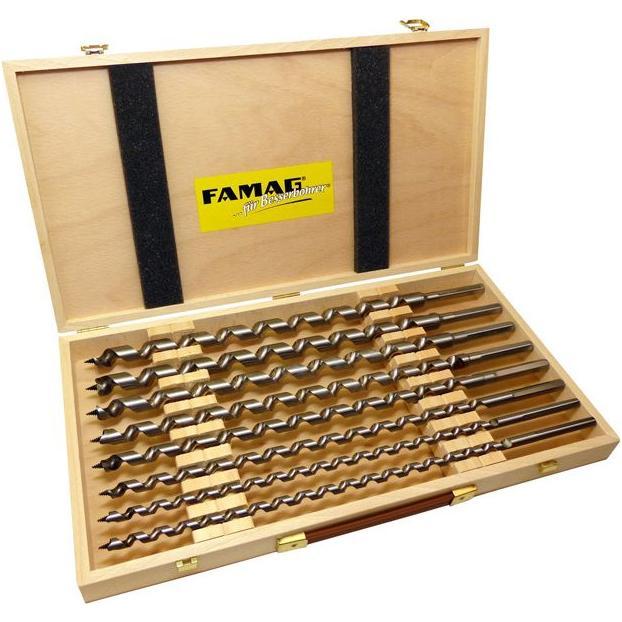 Famag, Set di Punta da Trapano a Serpentina 460 mm (12mm, 24mm, 14mm, 22mm, 16mm, 10mm, 18mm, 20mm)