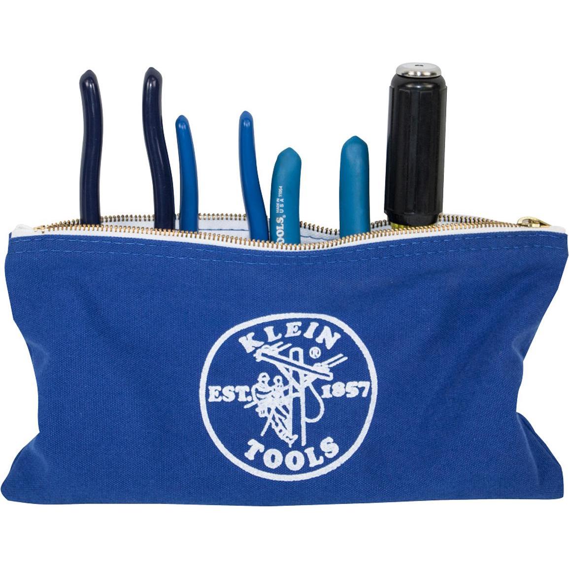 Klein Tools: Set da 4 Tasche con Cerniera per Attrezzi