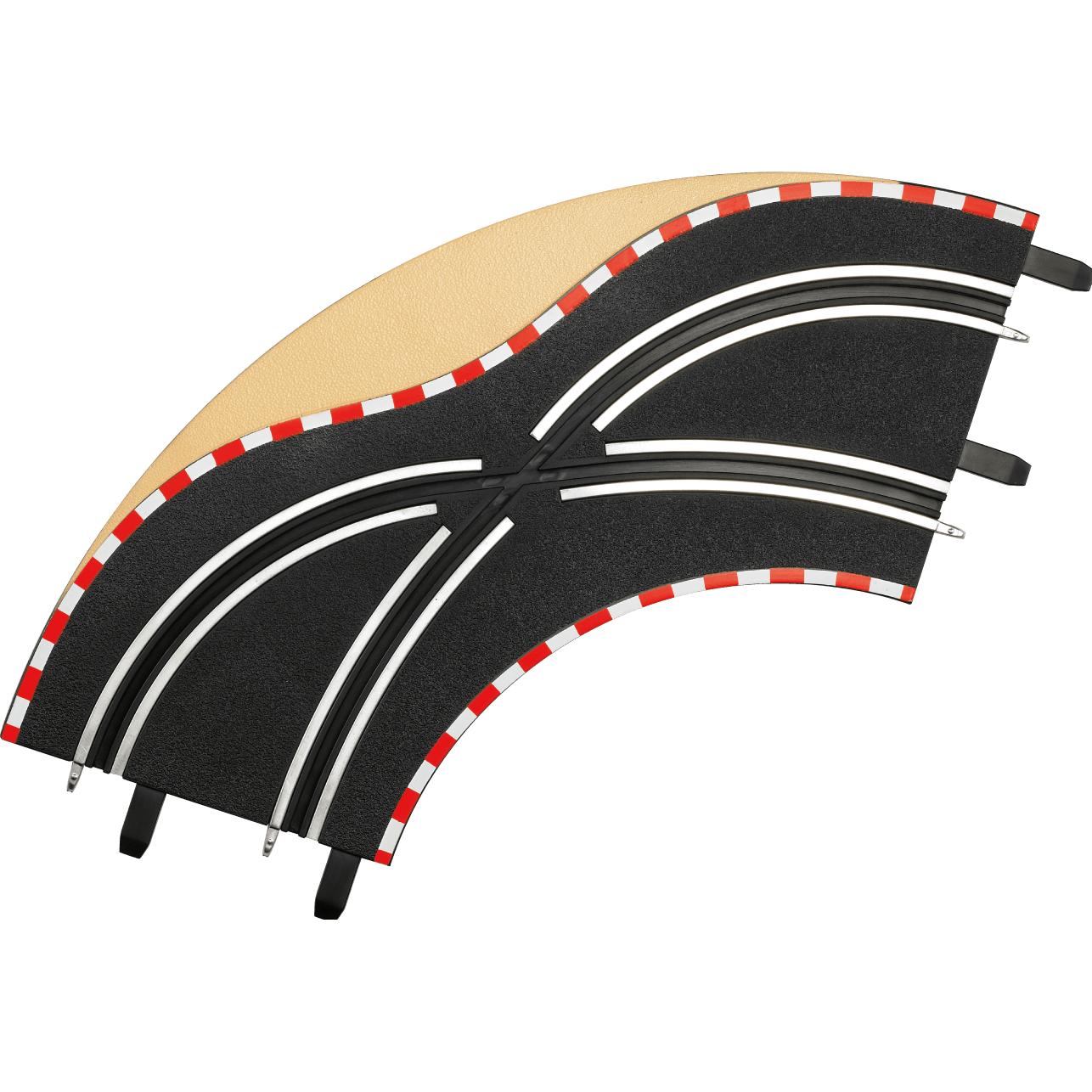 Carrera Curva di Cambio di Corsia: Guida Attenta!