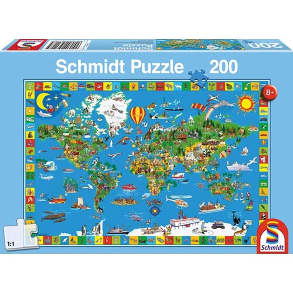 Schmidt Spiele: La tua Terra Colorata - Puzzle da 200 Pezzi