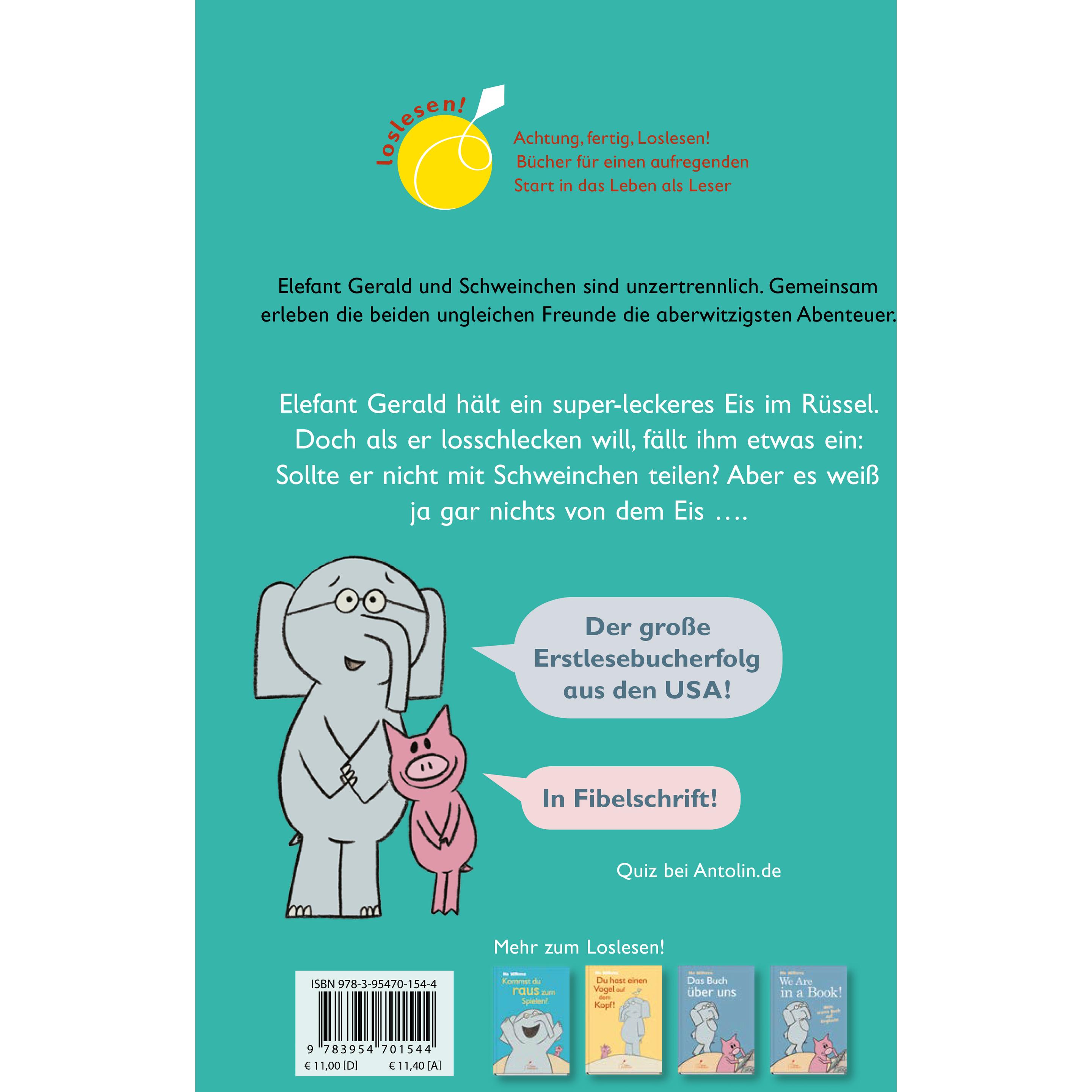 Muss ich was abgeben?: Il Sorriso di Gerald e il Gelato di Mo Willems