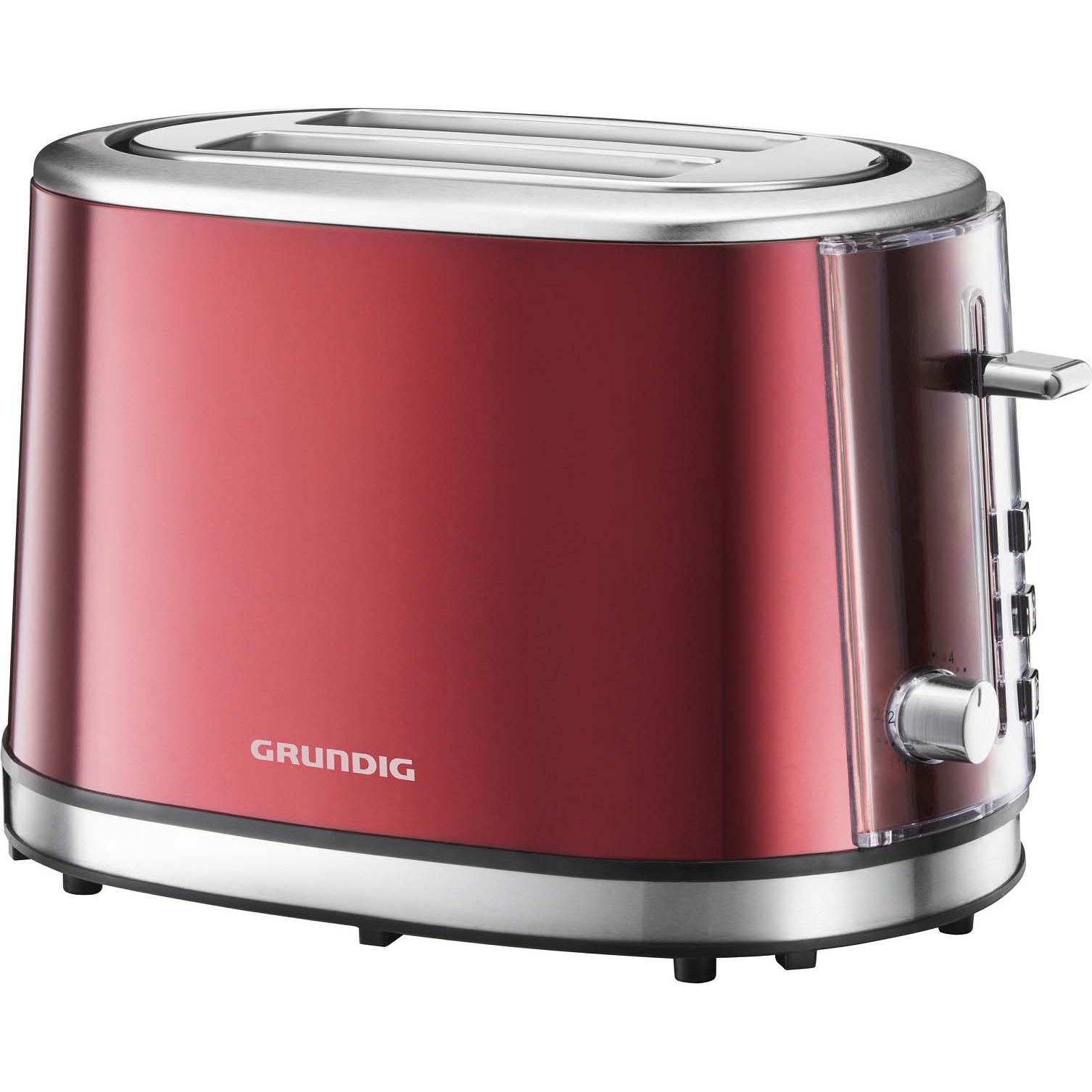 Grundig TA 6330: Tostapane Rosso Argento - Design e Performance