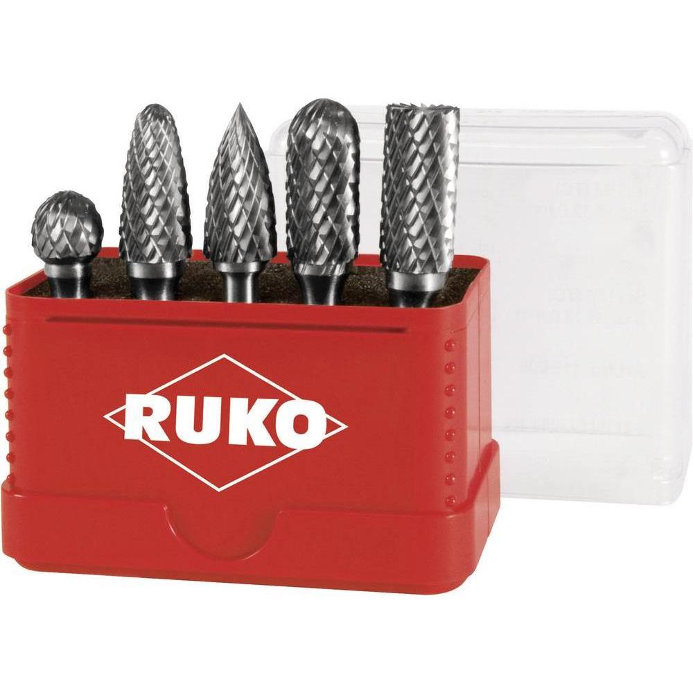Ruko, Set di Punte per Fresa TC 5 Pezzi 11600