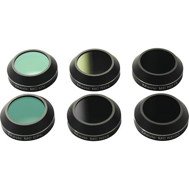 Cytronix Mavic Pro / Mavic Pro Set di lenti con filtro al platino (Filtri per droni, DJI Mavic Pro), Accessori per droni, Nero