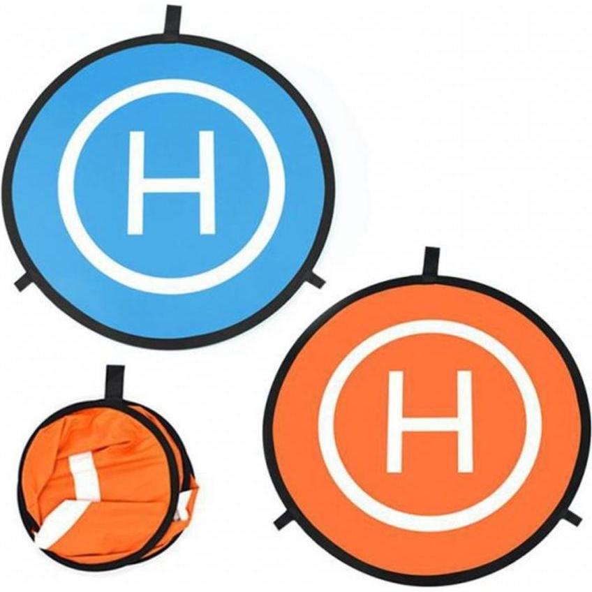 Pgytech Pattino di atterraggio medio (Sito di atterraggio del drone, Universale), Accessori per droni, Blu, Arancia