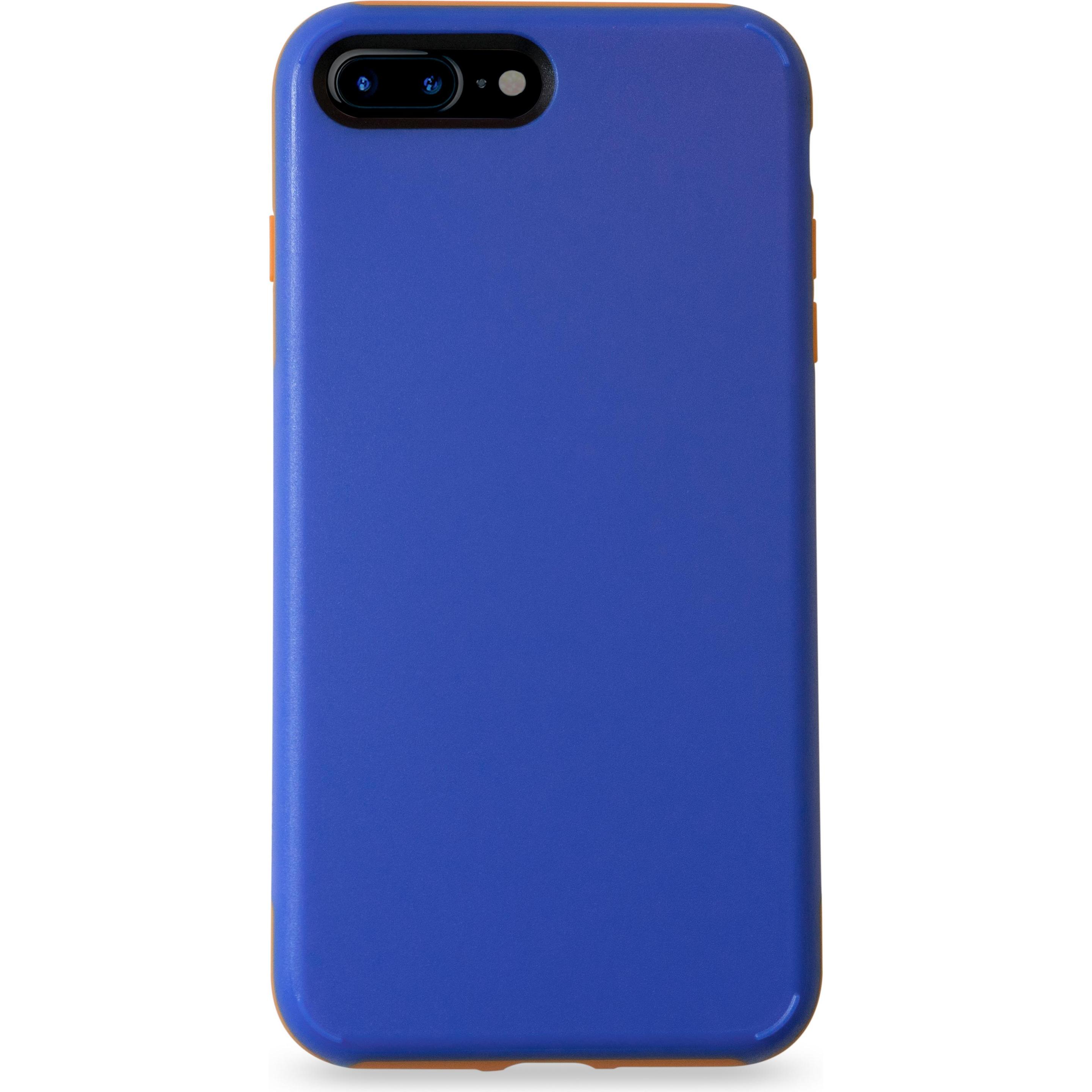 KMP Protezione (Apple iPhone 8 Plus), Cover smartphone, Blu, Arancia