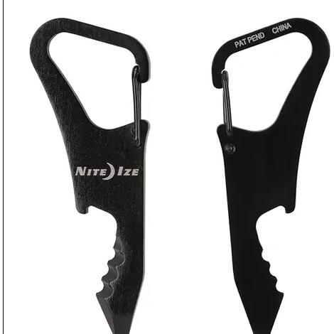 Nite Ize DoohicKey Key-Tool - Portachiavi Nero
