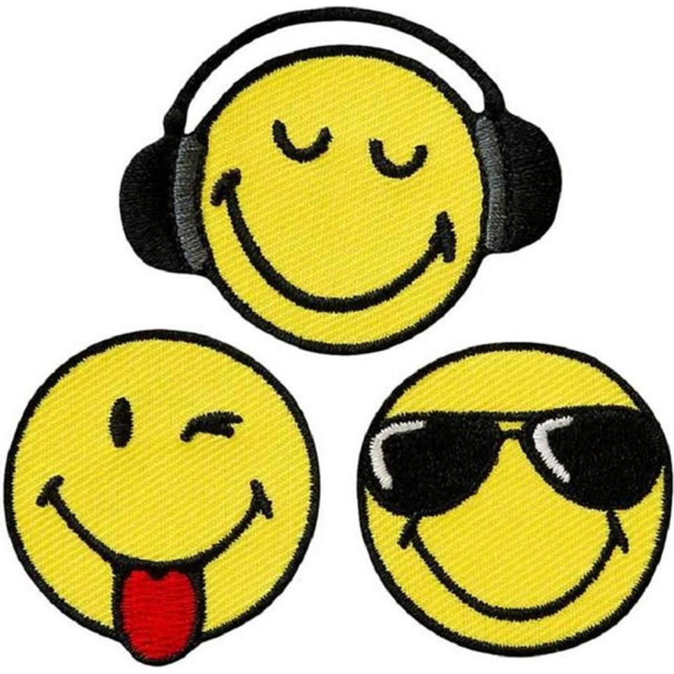 Mono Quick Smiley Cool: Adesivo per Tessuti Giallo