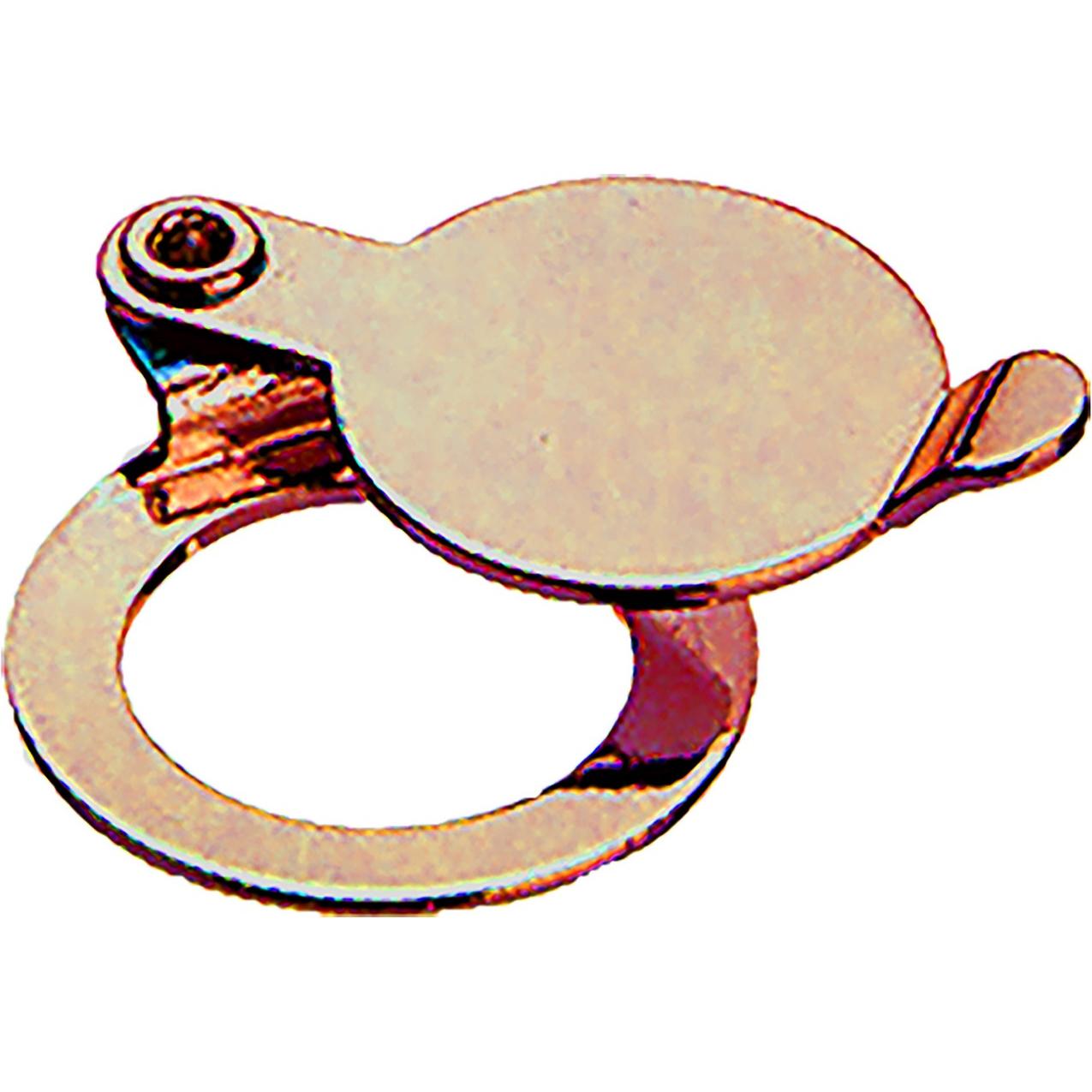 Werkstarck: Piastre di Copertura per Visori in Ottone Lucido - Diametro 14/19mm