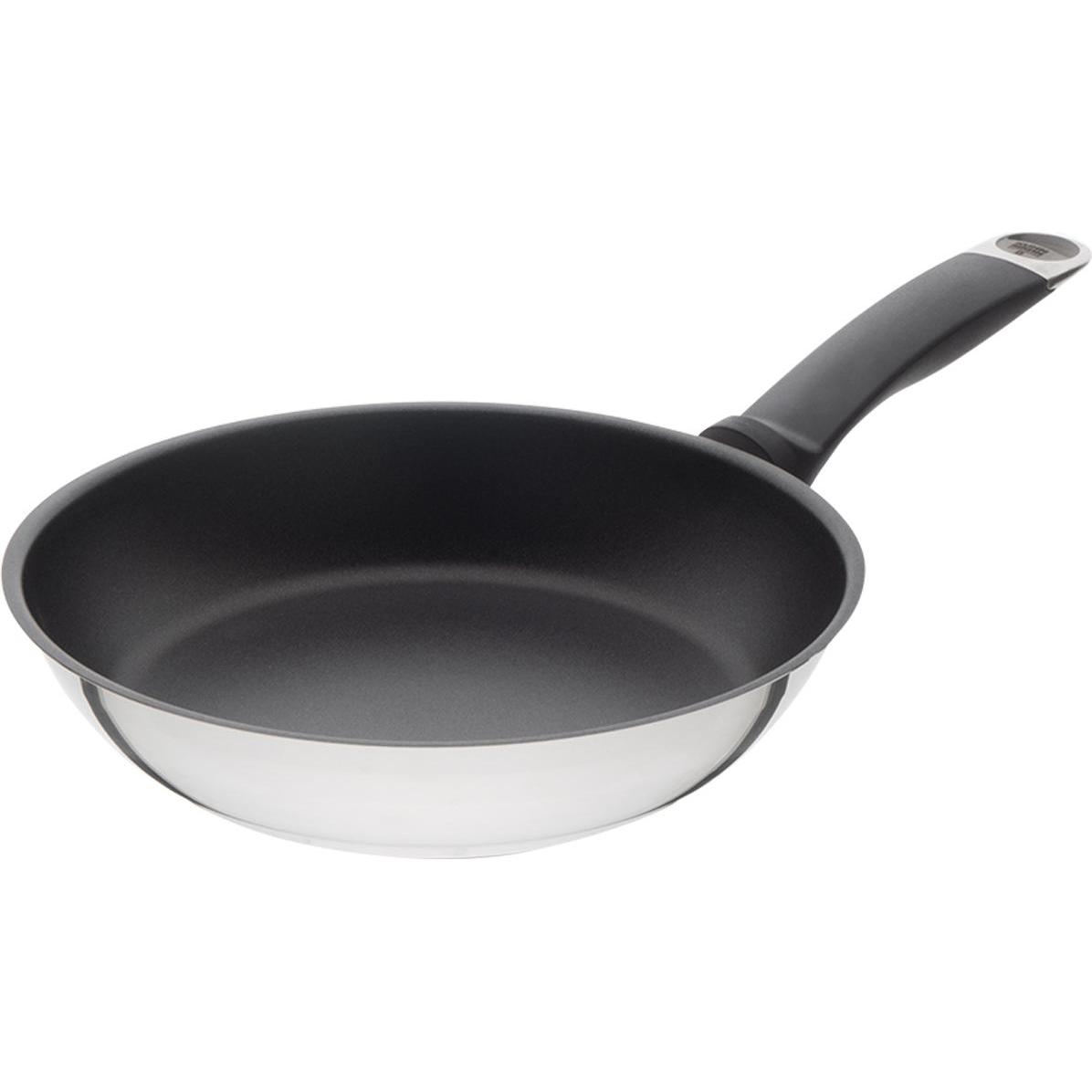 Kuhn Rikon Stella d'argento, Padella + Pentola, Nero, Argento