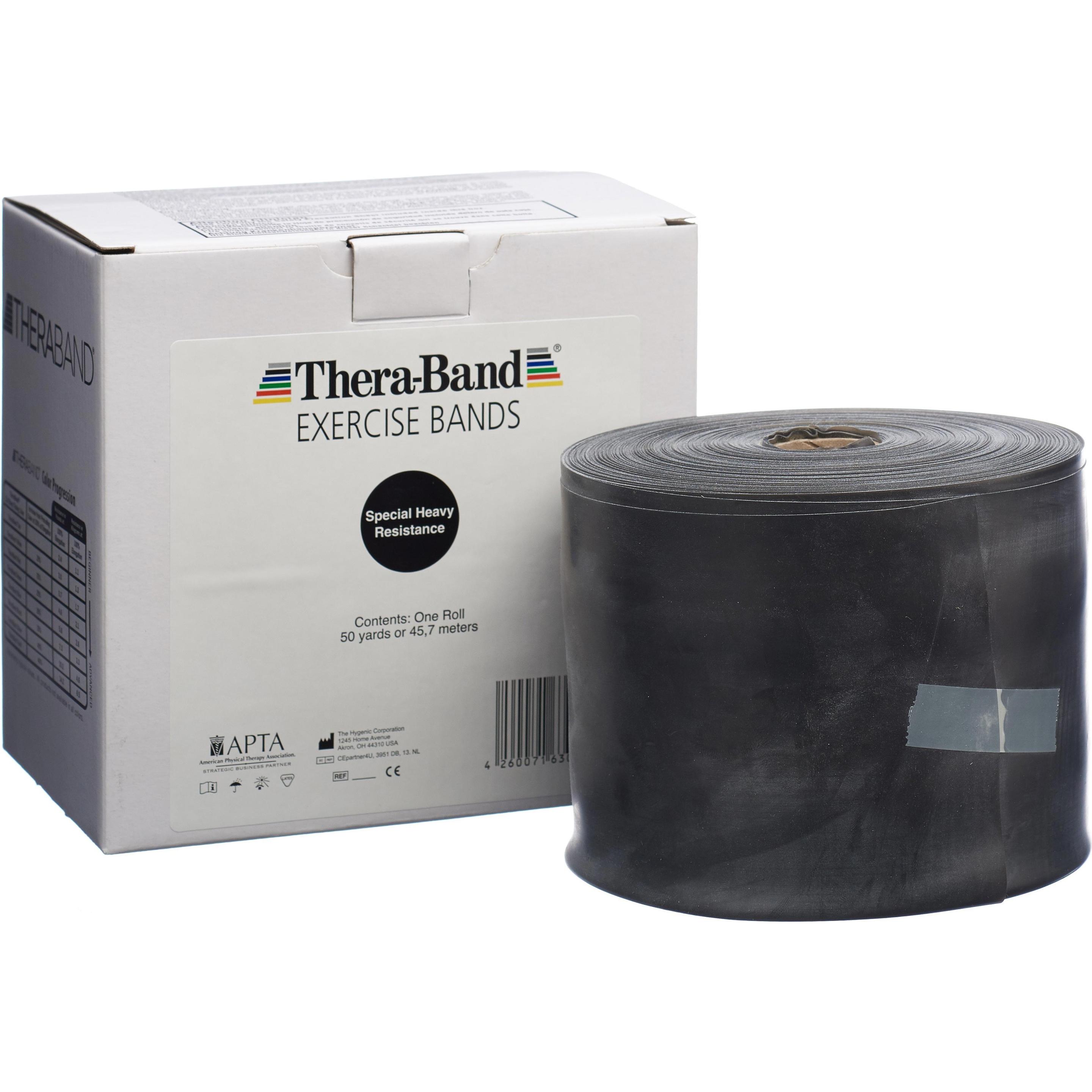 TheraBand: Elastico Fitness Nero (45m, Strong)