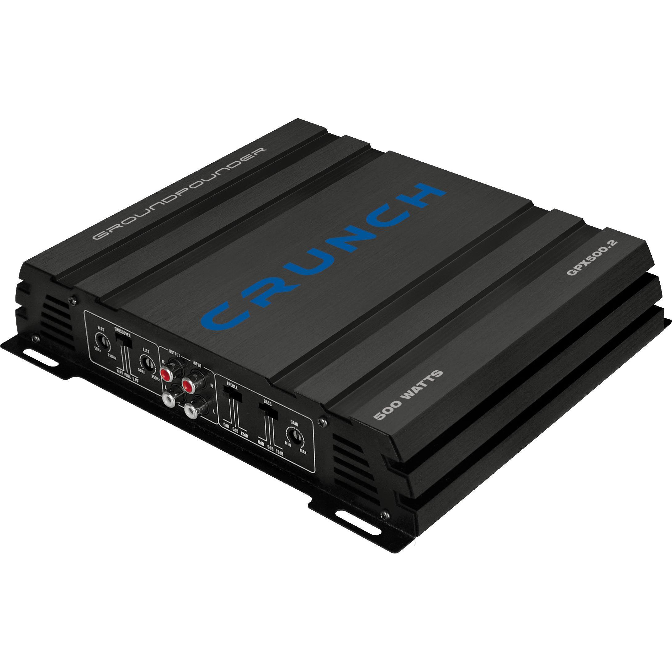 Crunch GPX500.2: Amplificatore HiFi Auto per un Suono Potente