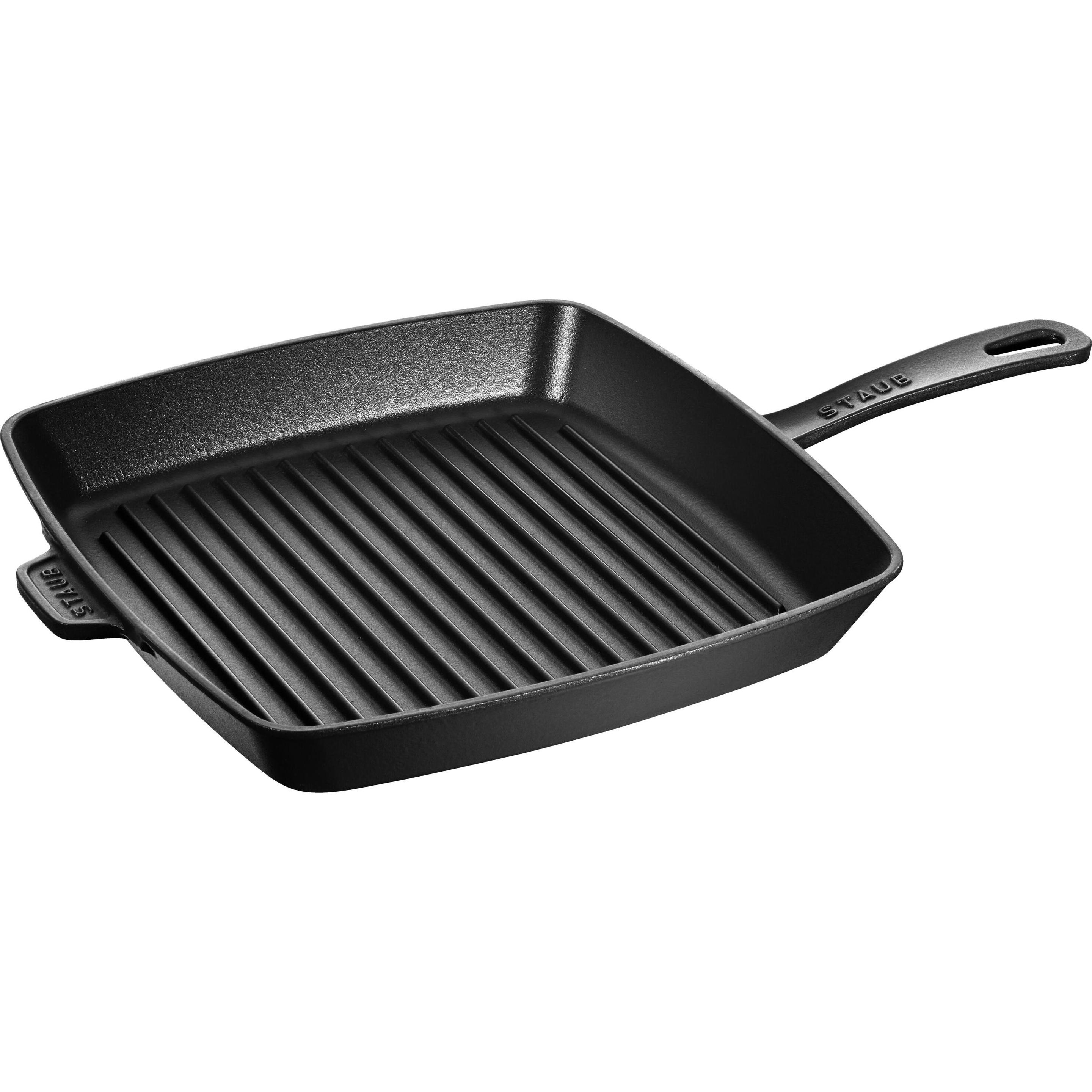 Staub American Grill Pan, Padella + Pentola, Nero