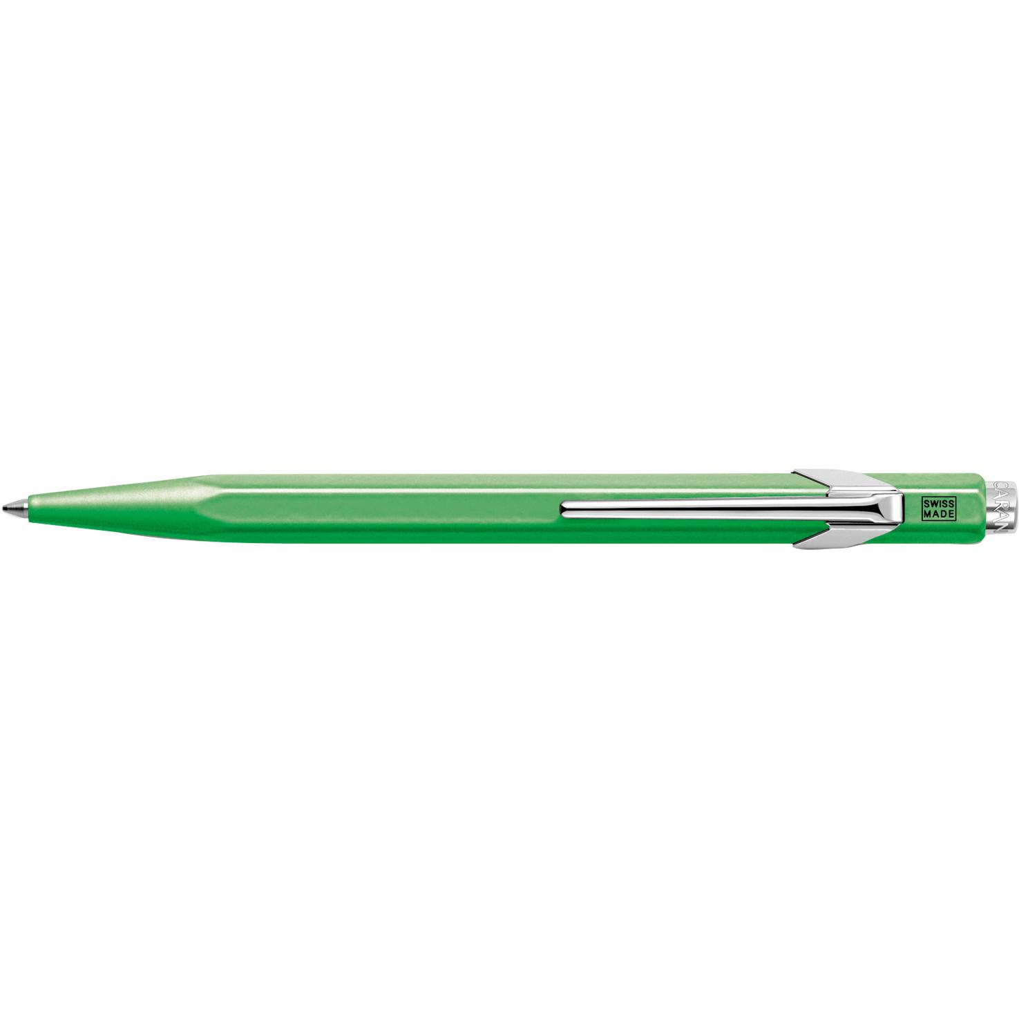 Caran d'Ache, Penne 849 Fluo con Etui (Verde, 1 unità)