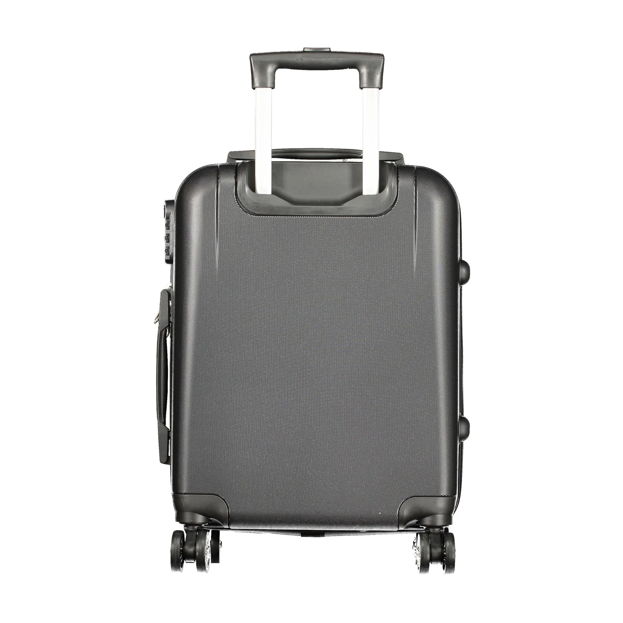 LAURA BIAGIOTTI Set 3 Trolley Grandi Nero con Ruote e Chiusura a Combi