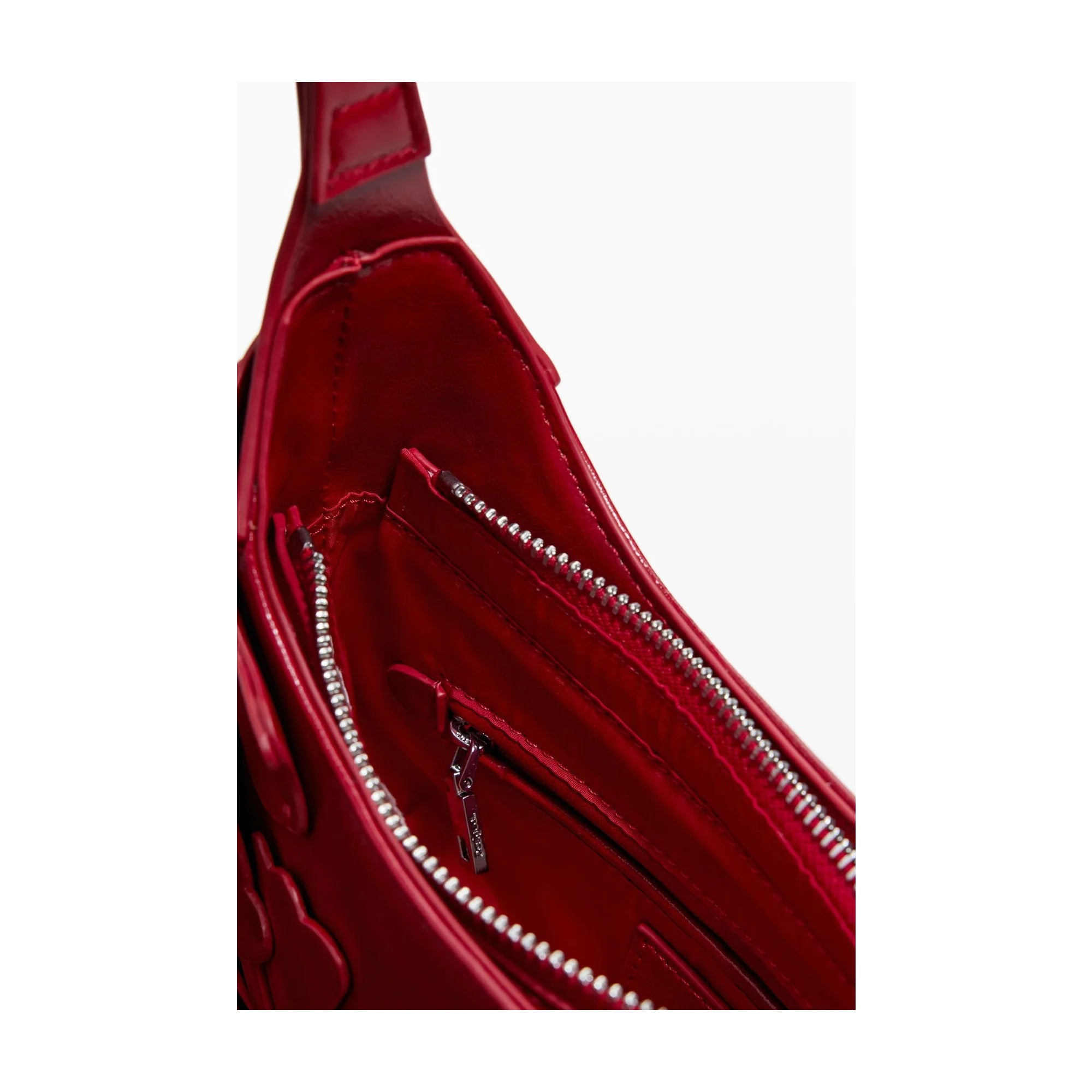 DESIGUAL Borsa Donna Rossa a Spalla e Mano Valentine Haiti