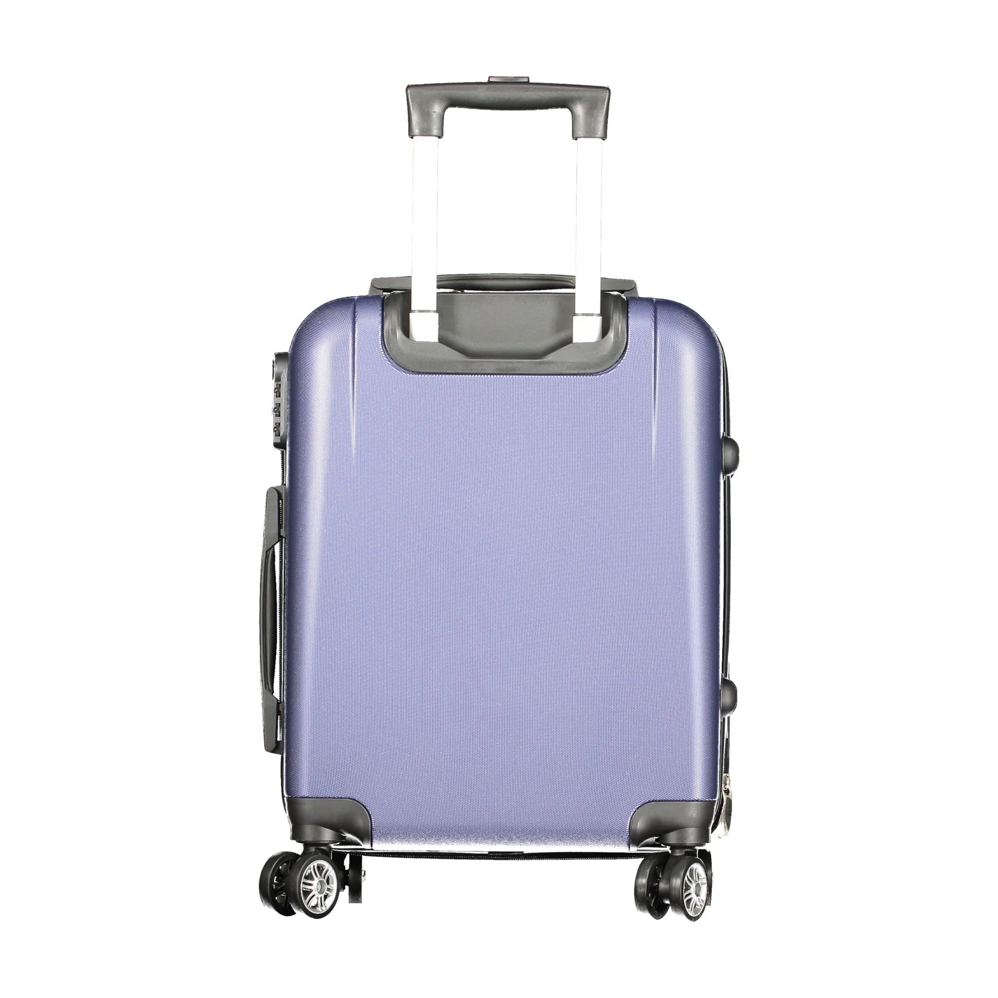 LAURA BIAGIOTTI Set 3 Trolley Grandi Blu con Ruote e Chiusura a Combin