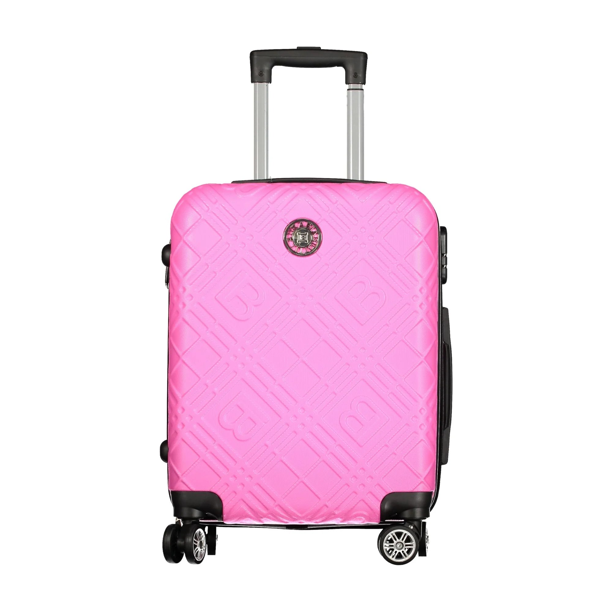 LAURA BIAGIOTTI Trolley Piccolo Donna Rosa con Ruote e Lucchetto
