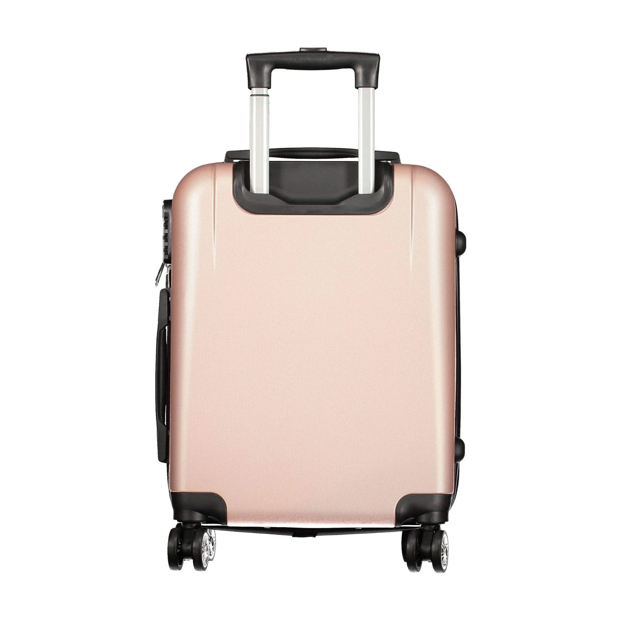 LAURA BIAGIOTTI Set 3 Trolley Grandi Donna Rosa con Ruote e Lucchetto