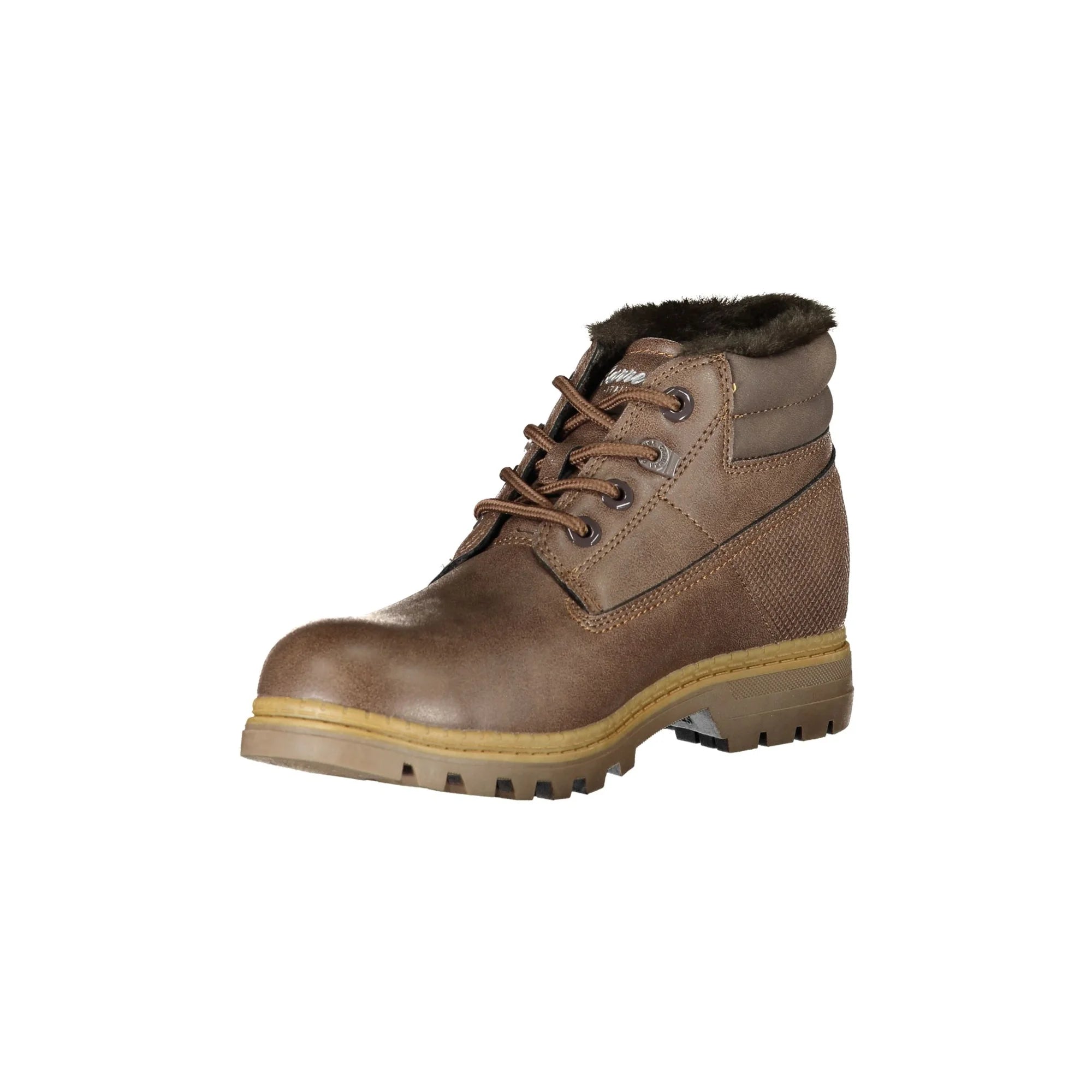 CARRERA Stivaletti Donna Marroni con Lacci e Dettagli a Contrasto